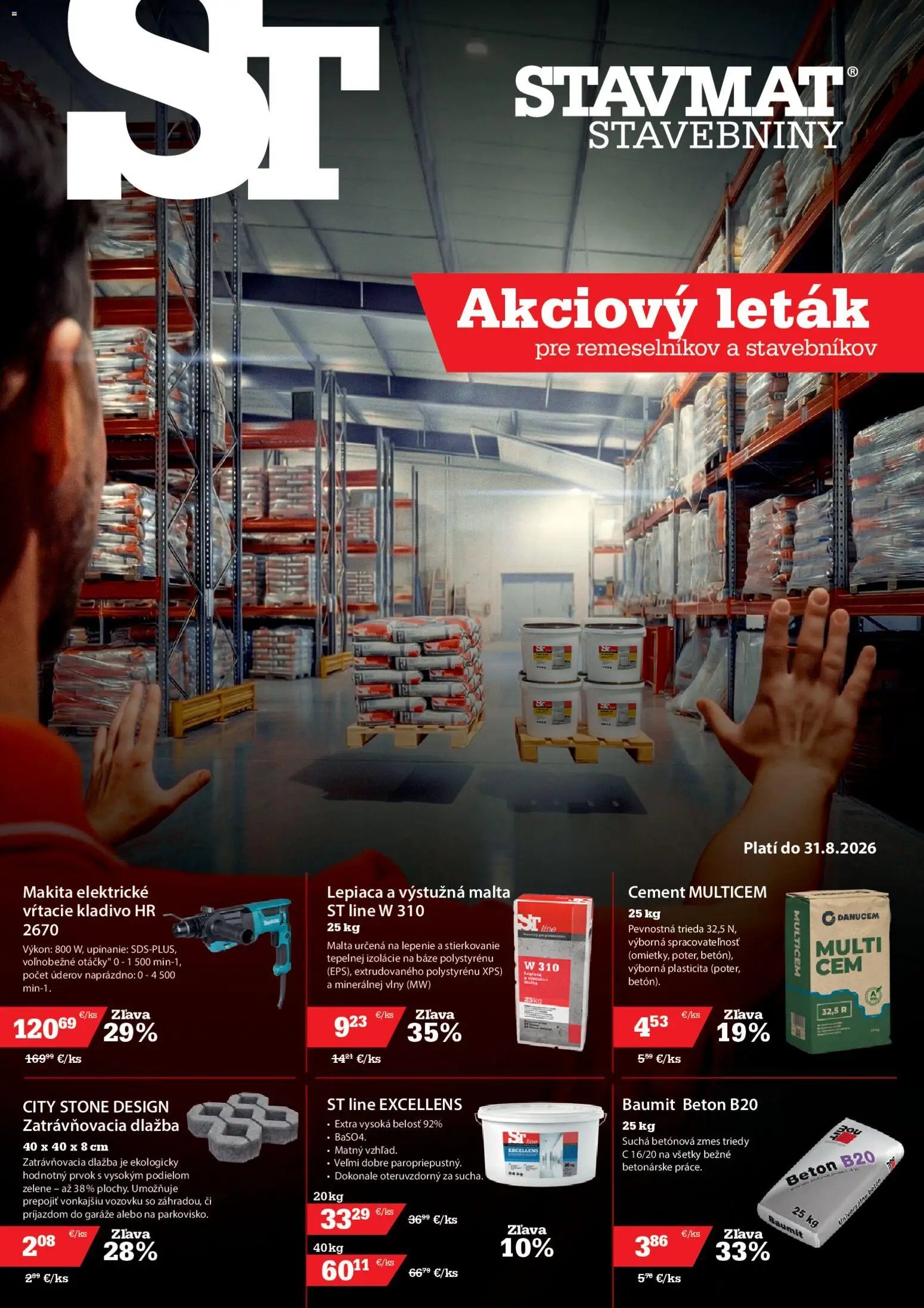 STAVMAT STAVEBNINY leták