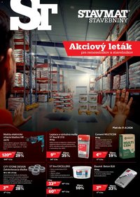 STAVMAT STAVEBNINY leták