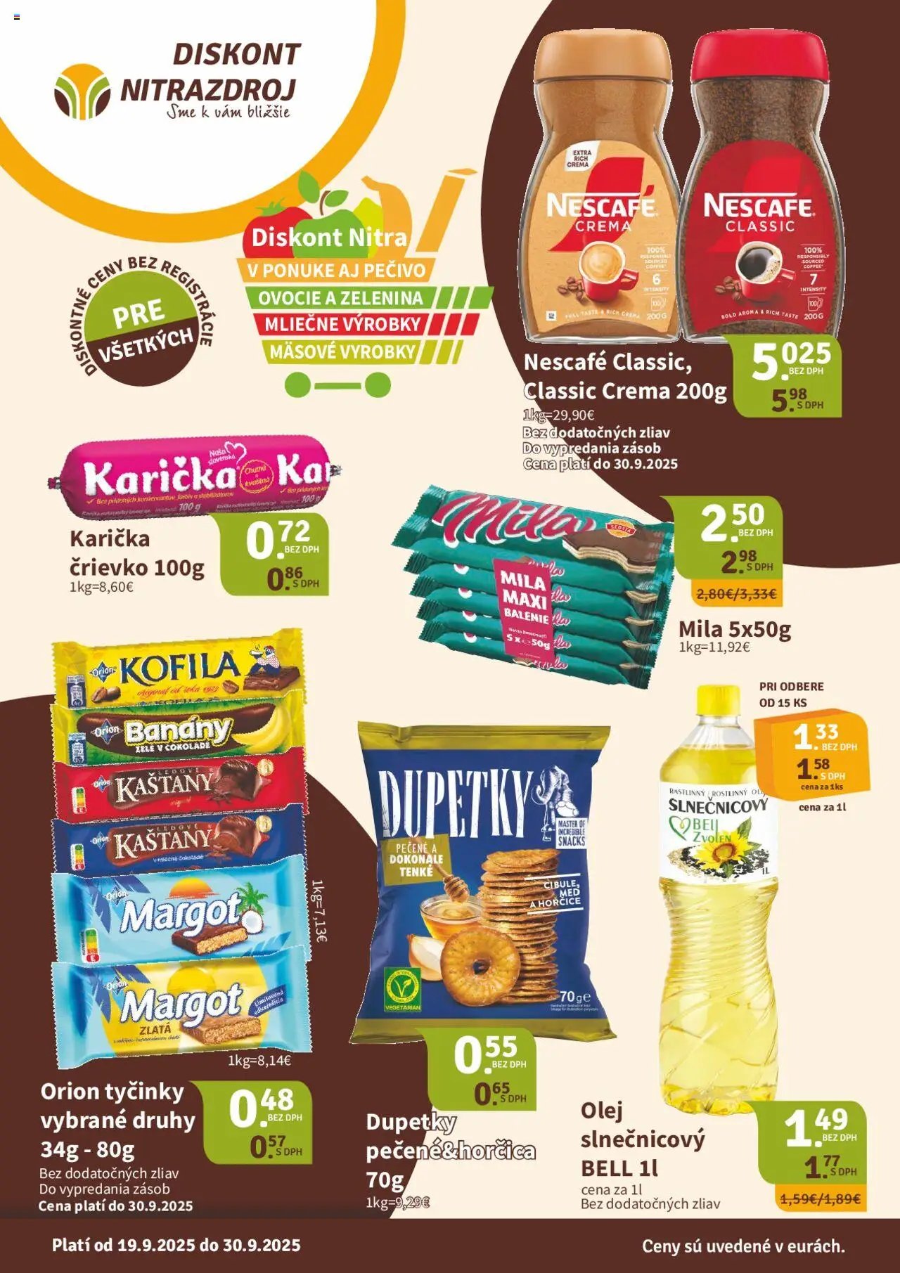 Nitrazdroj diskont (2025-09-19 - 2025-09-30) | 1