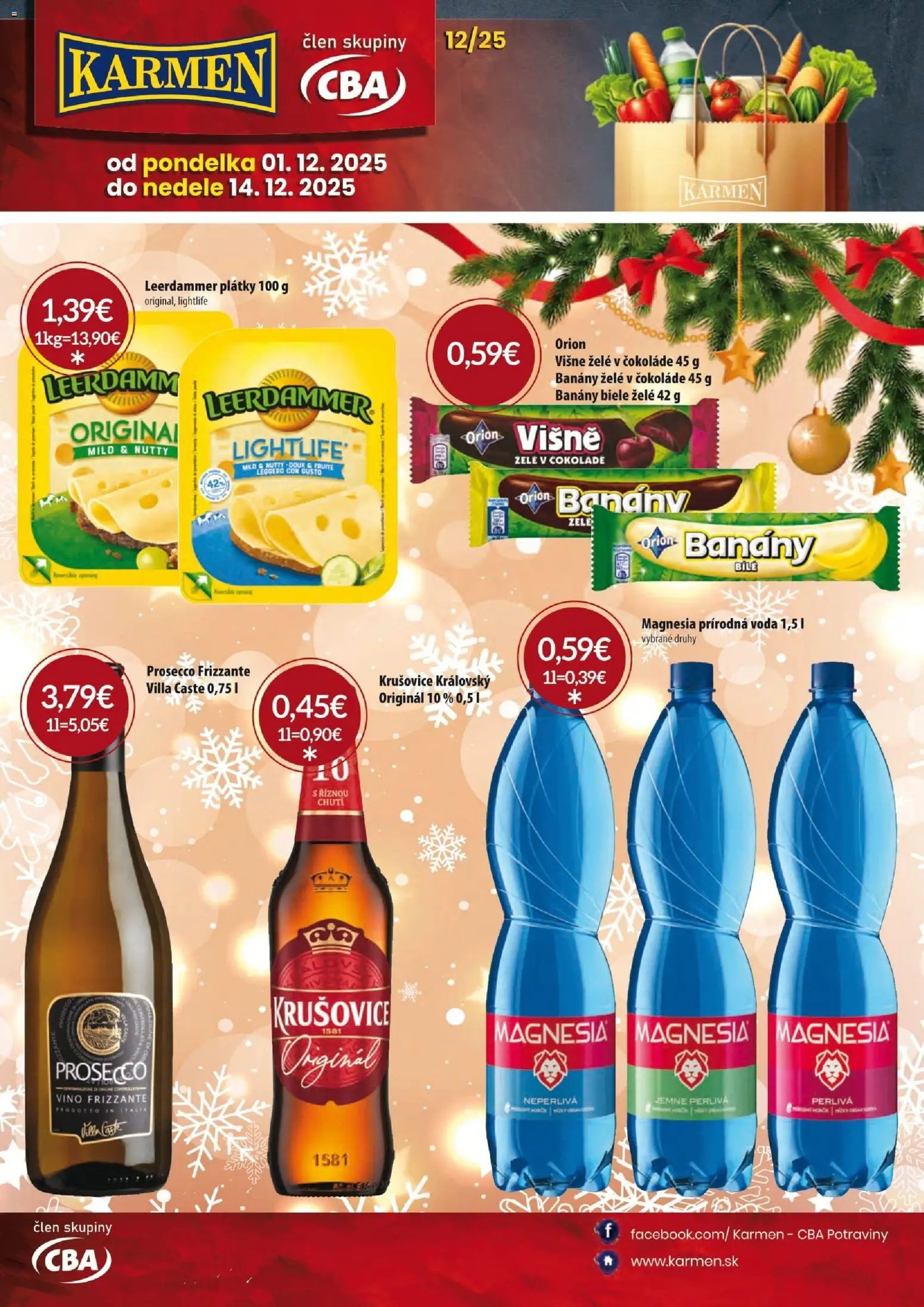 KARMEN CBA leták (2025-12-01 - 2025-12-14) | 1