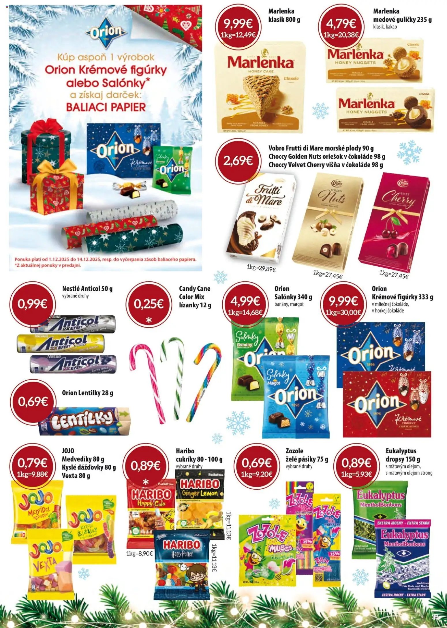 KARMEN CBA leták (2025-12-01 - 2025-12-14) | 14