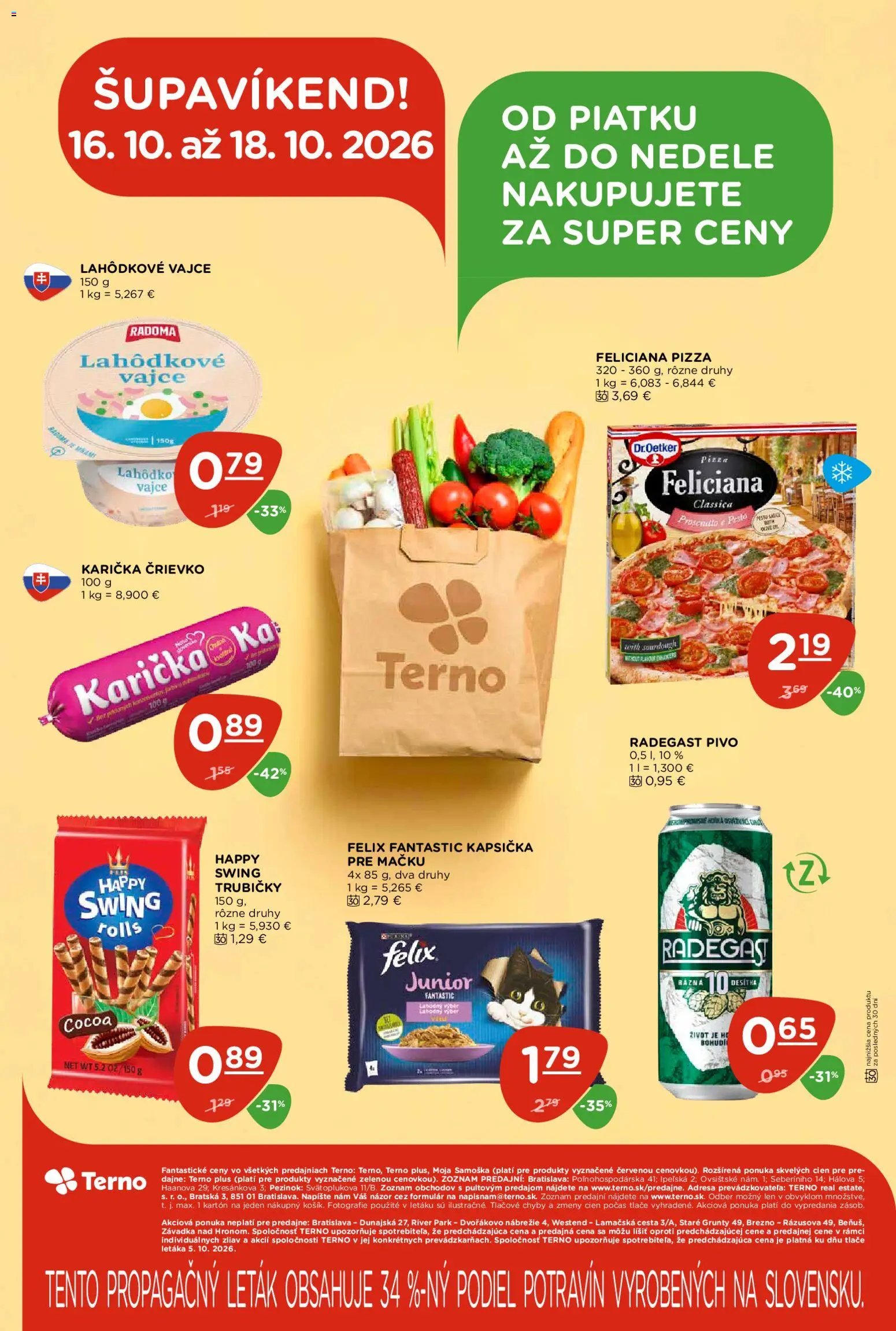 Terno leták