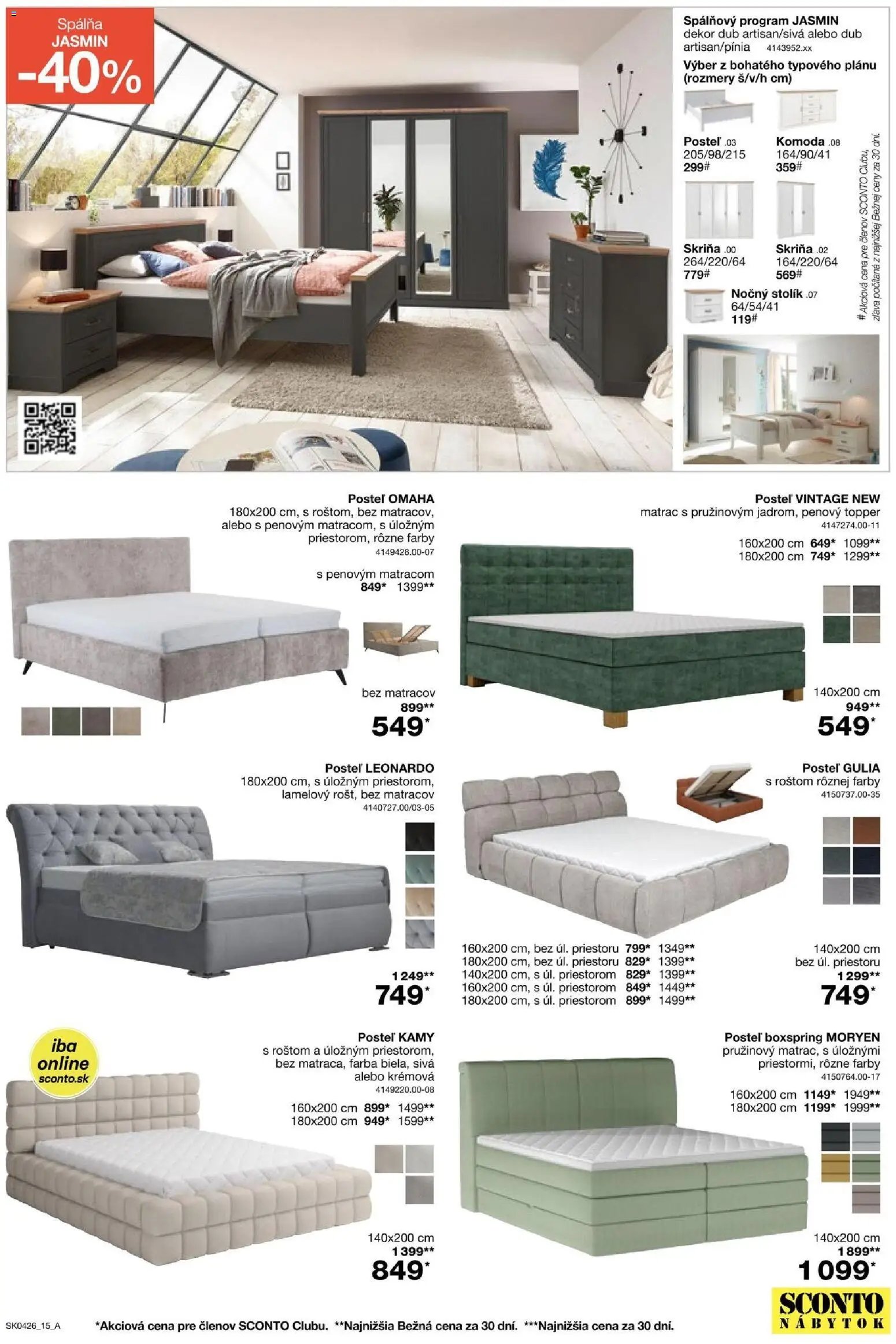 Sconto nábytok leták (2026-03-04 - 2026-03-24) | 15