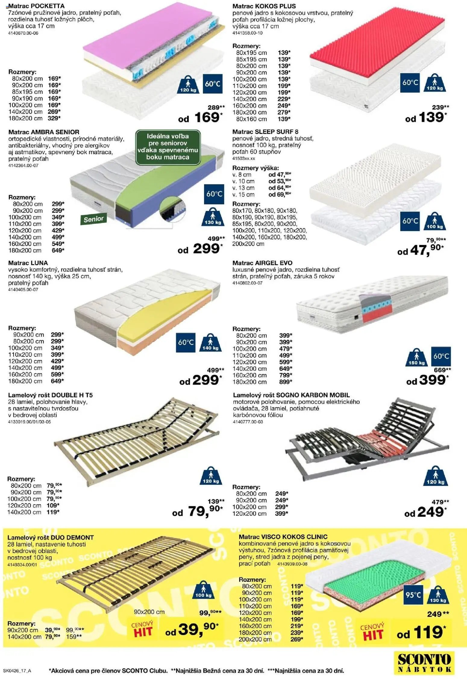 Sconto nábytok leták (2026-03-04 - 2026-03-24) | 17