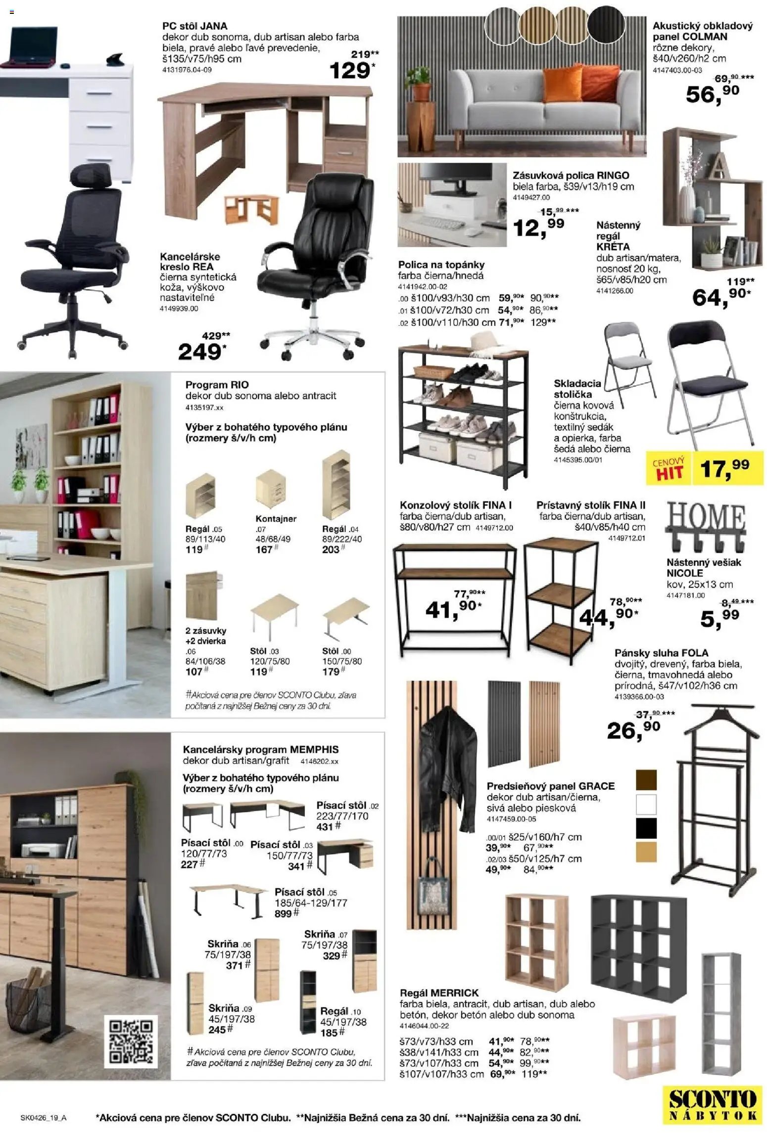 Sconto nábytok leták (2026-03-04 - 2026-03-24) | 19