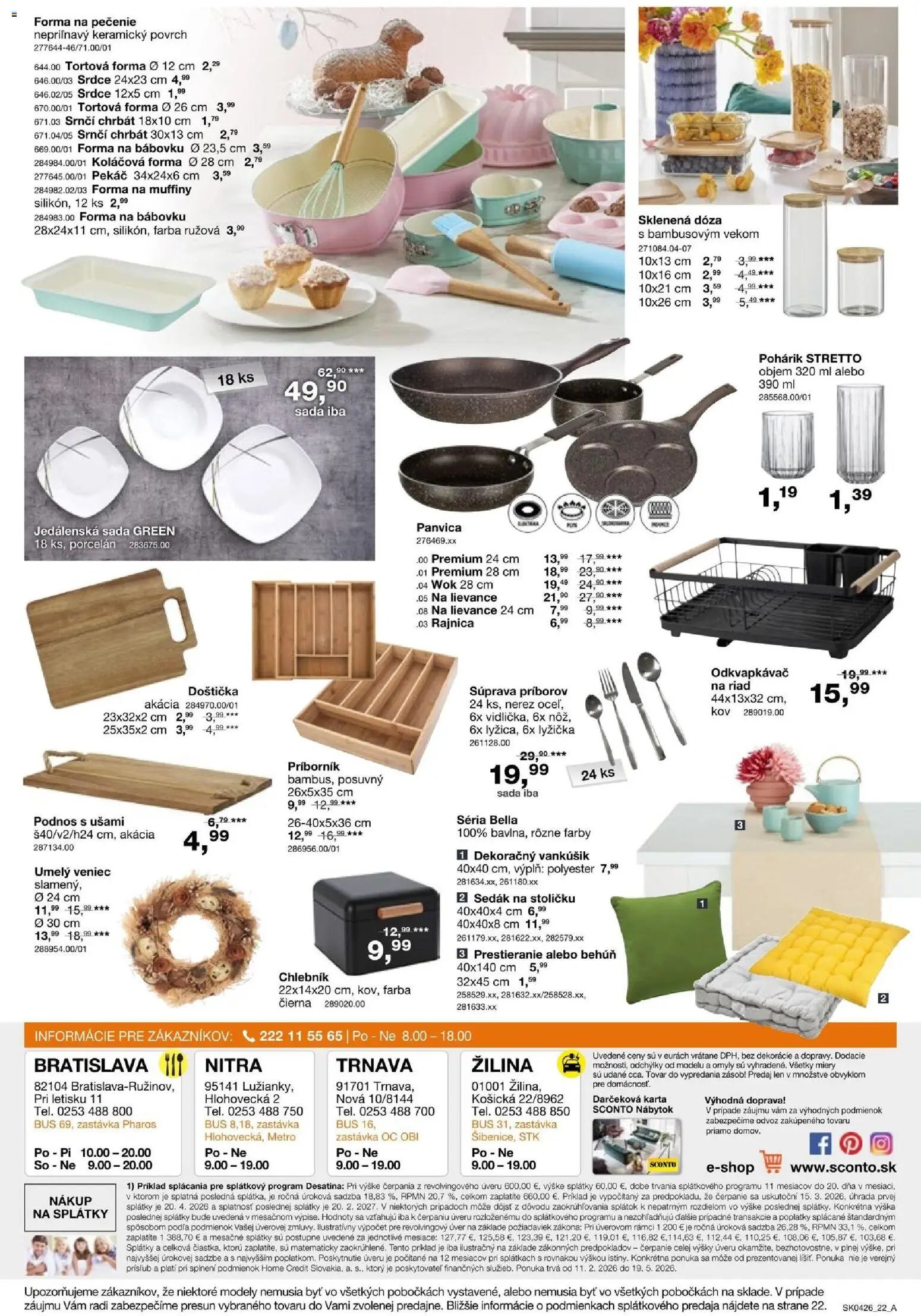 Sconto nábytok leták (2026-03-04 - 2026-03-24) | 22