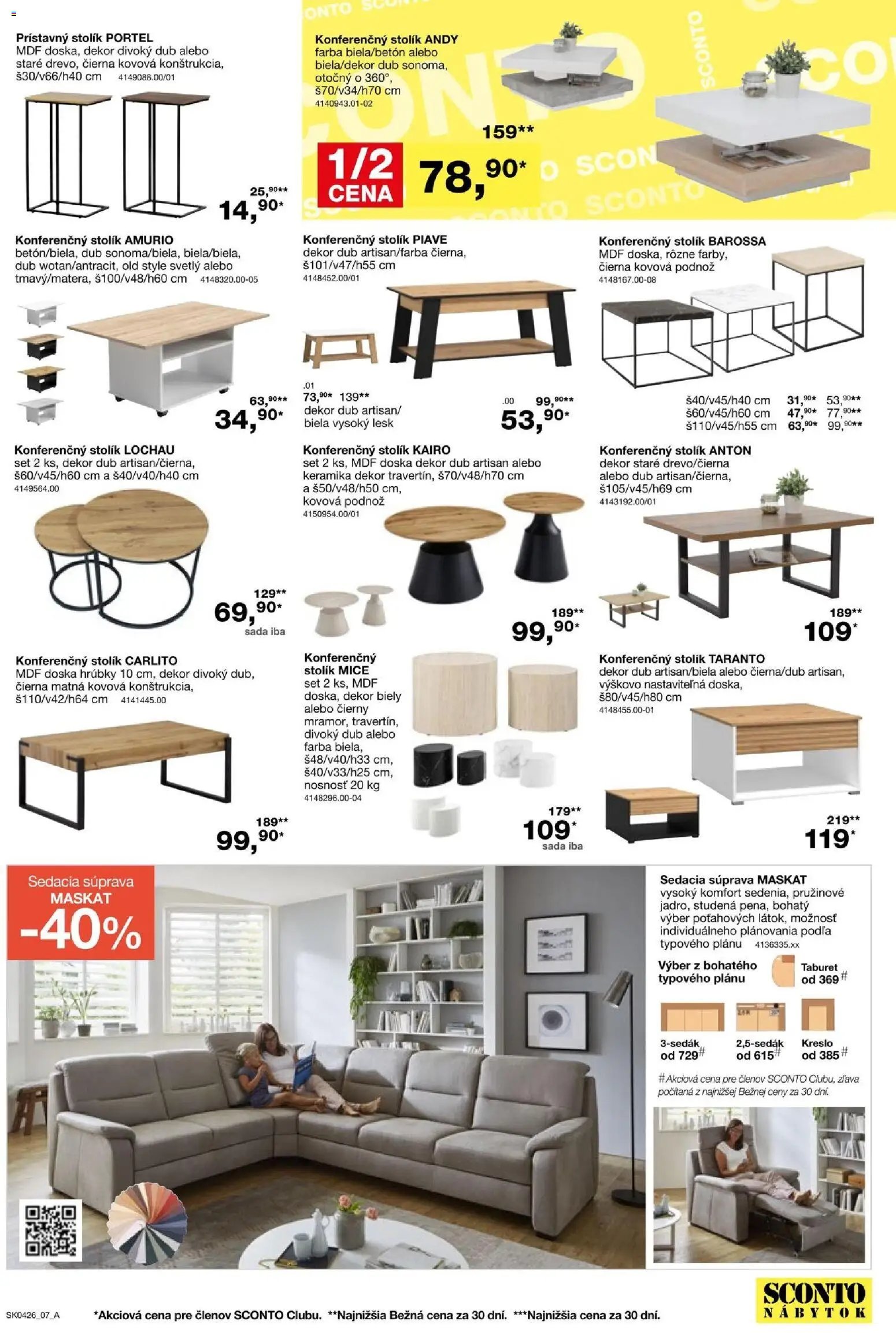 Sconto nábytok leták (2026-03-04 - 2026-03-24) | 7