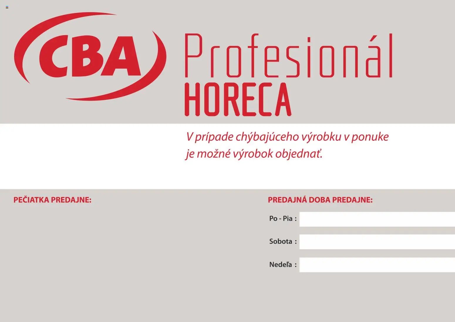 Sintra Profesionál Horeca
