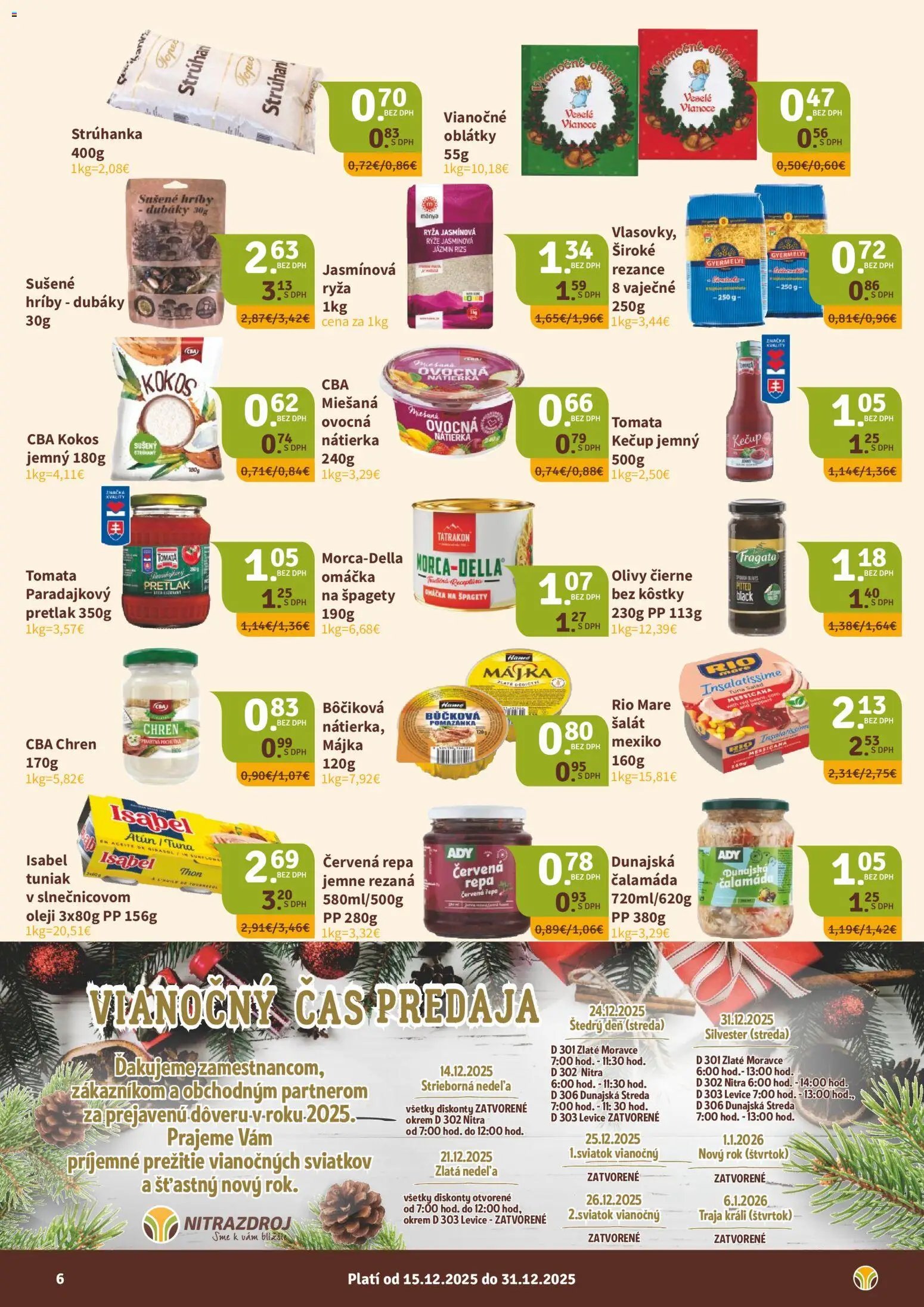 Nitrazdroj diskont (2025-12-15 - 2025-12-31) | 6