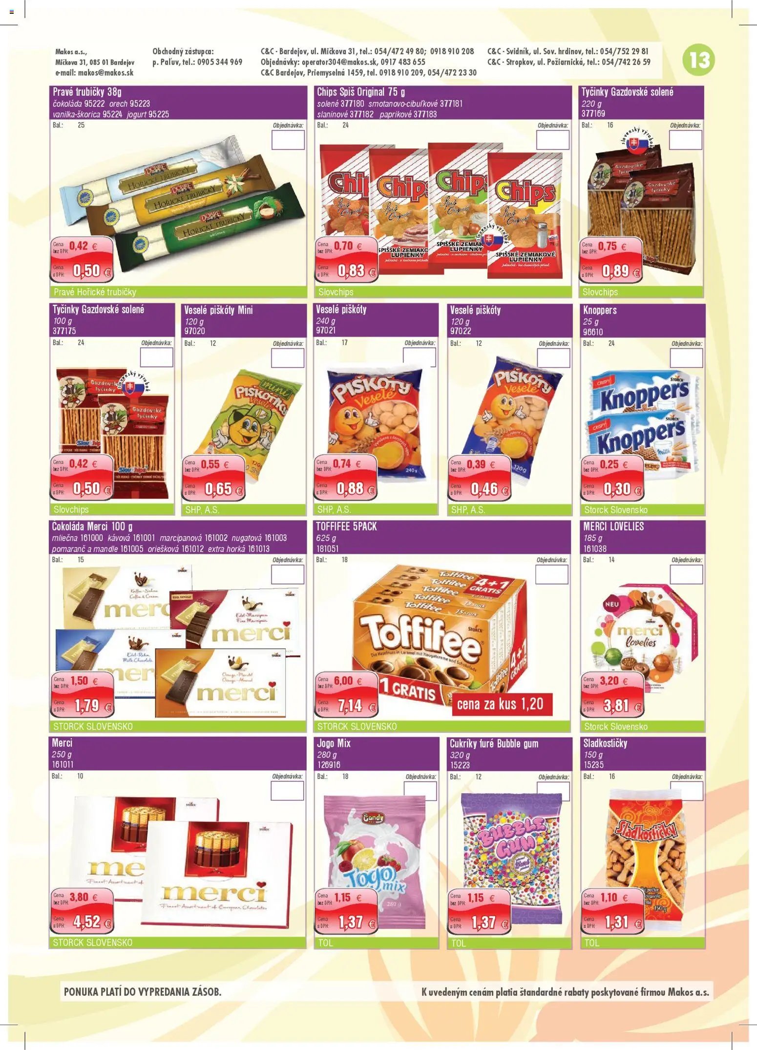 Makos veľkoobchod (2025-12-01 - 2025-12-31) | 13