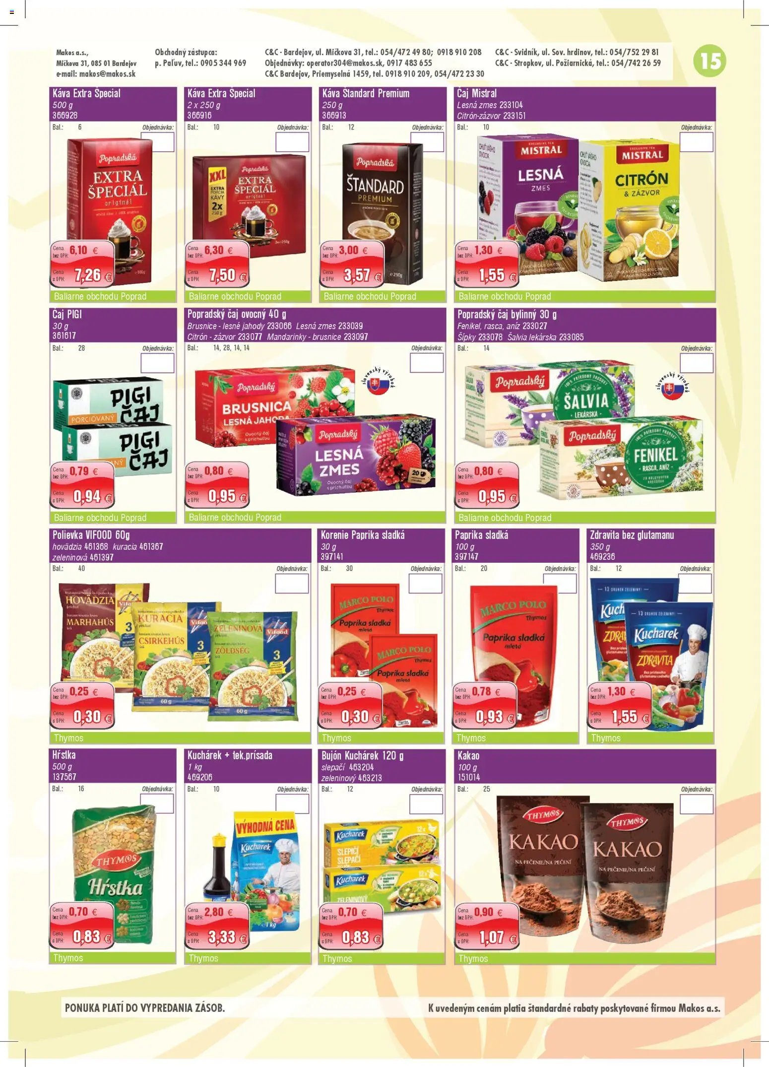 Makos veľkoobchod (2025-12-01 - 2025-12-31) | 15