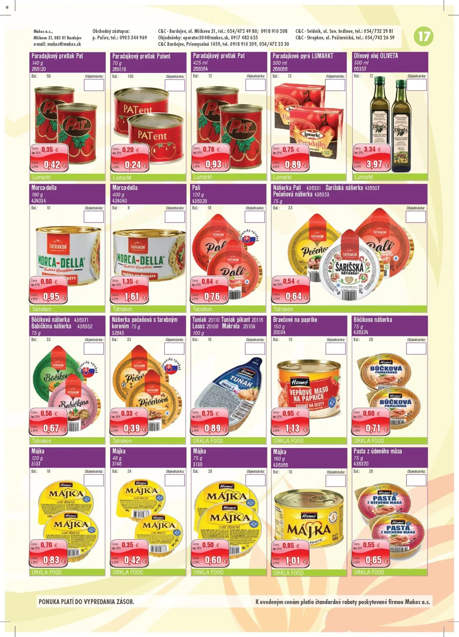 Makos veľkoobchod (2025-12-01 - 2025-12-31) | 17