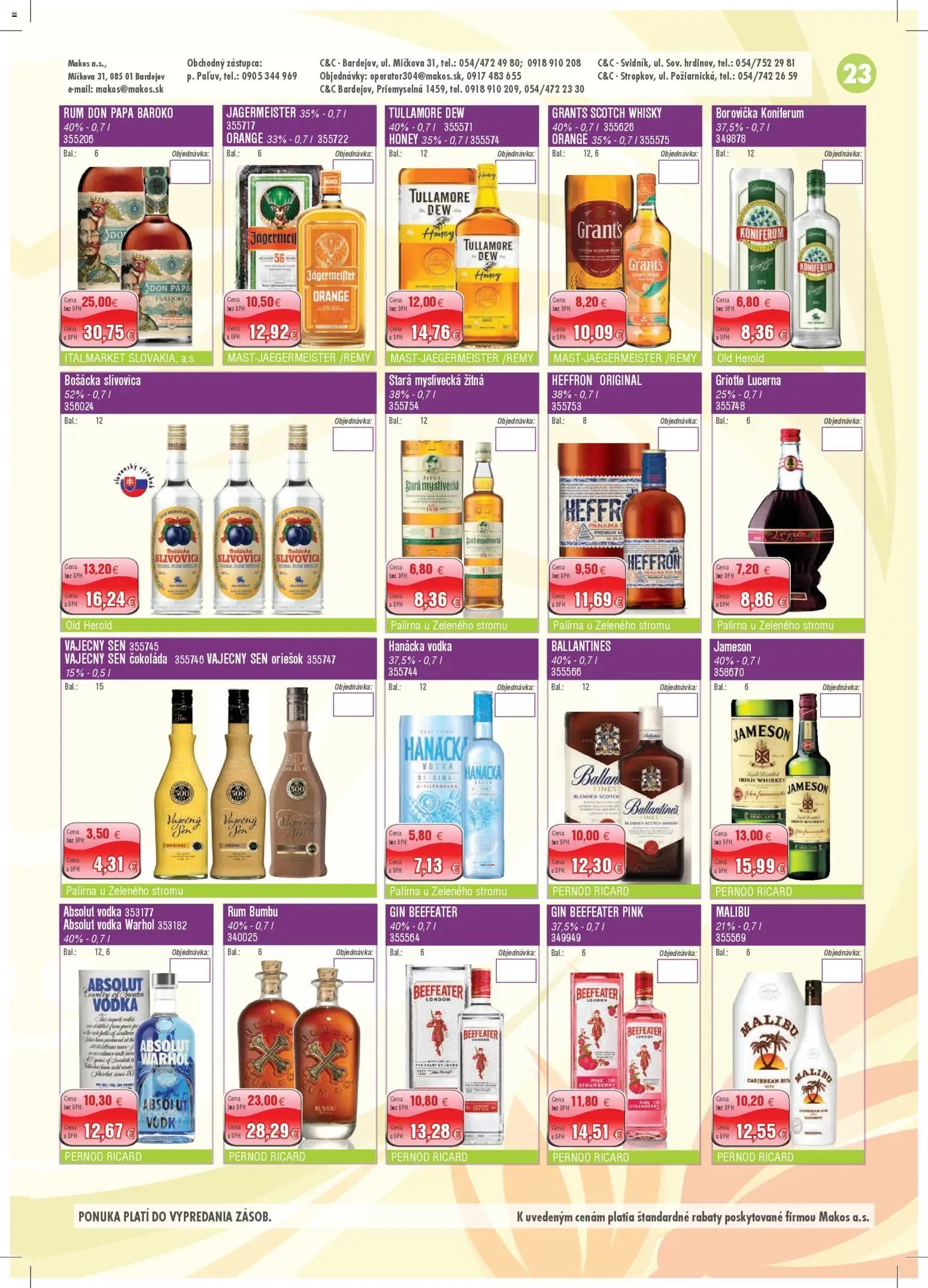 Makos veľkoobchod (2025-12-01 - 2025-12-31) | 23
