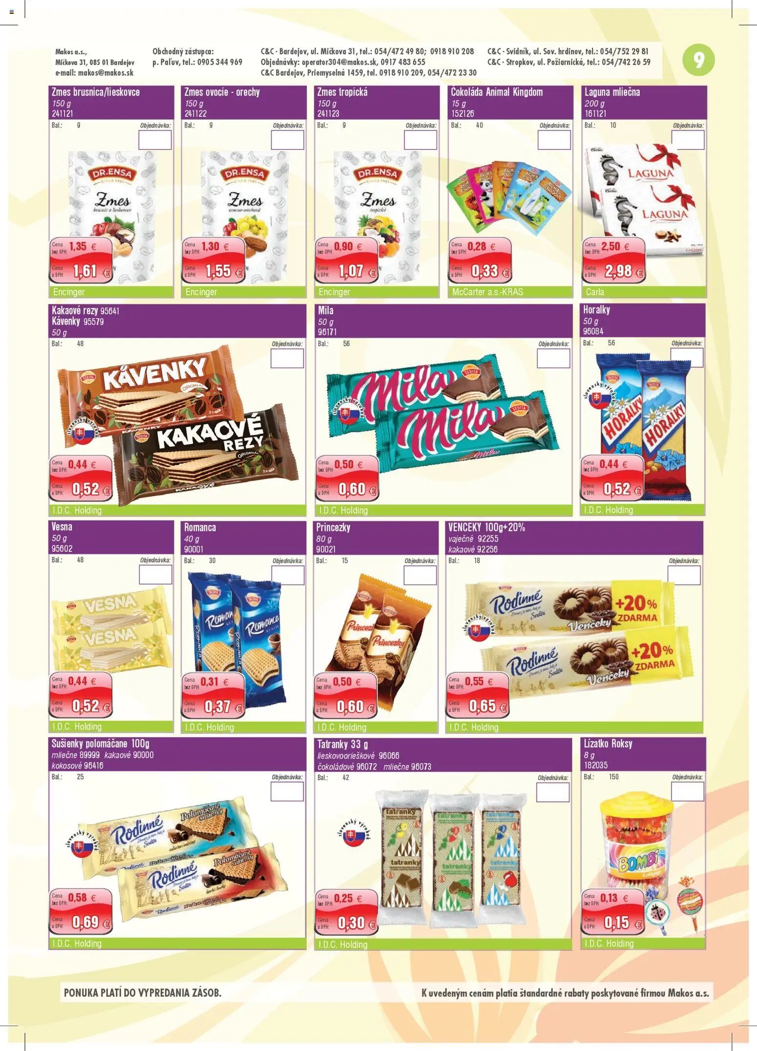 Makos veľkoobchod (2025-12-01 - 2025-12-31) | 9