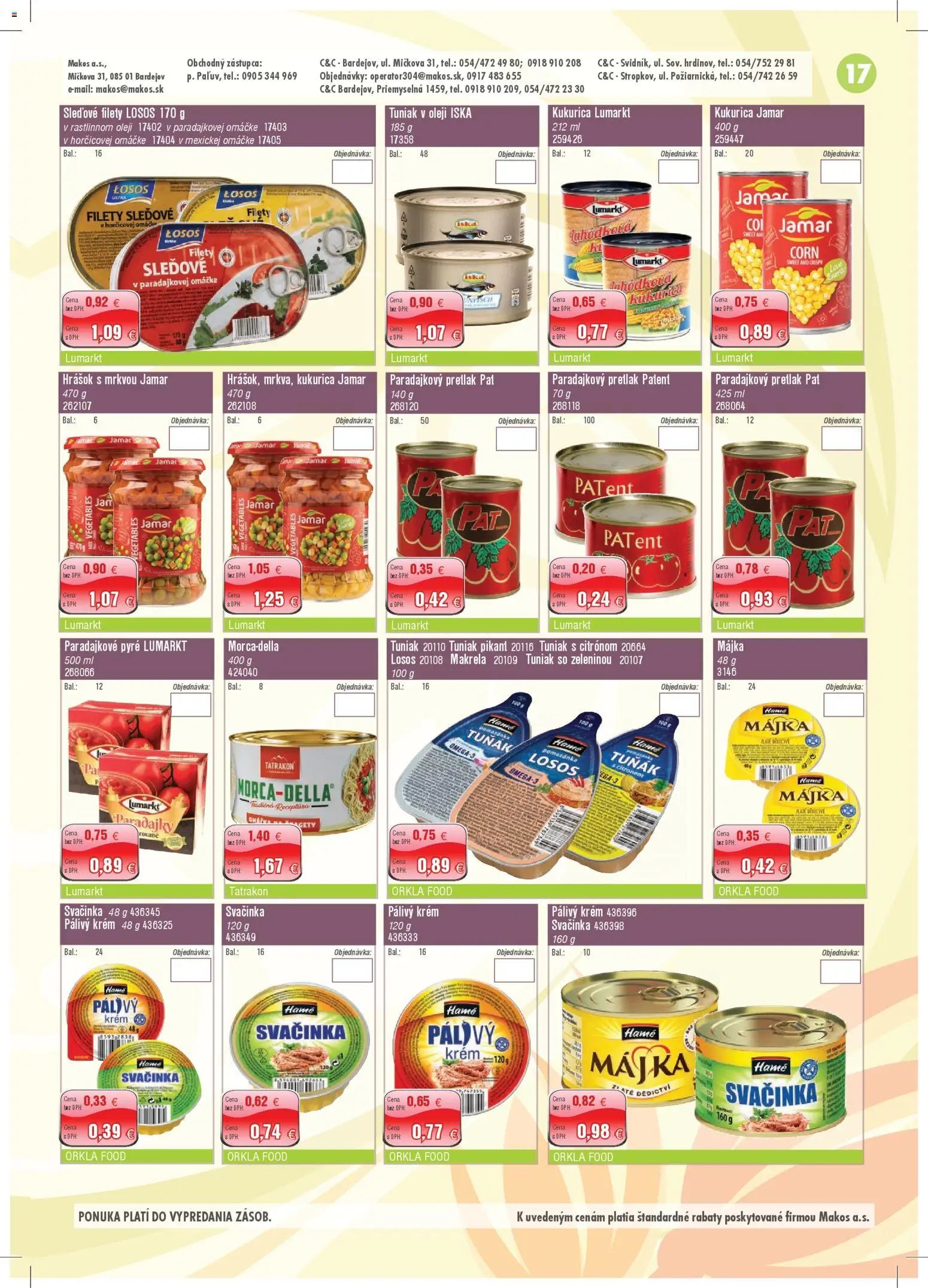Makos veľkoobchod (2026-04-06 - 2026-05-03) | 17