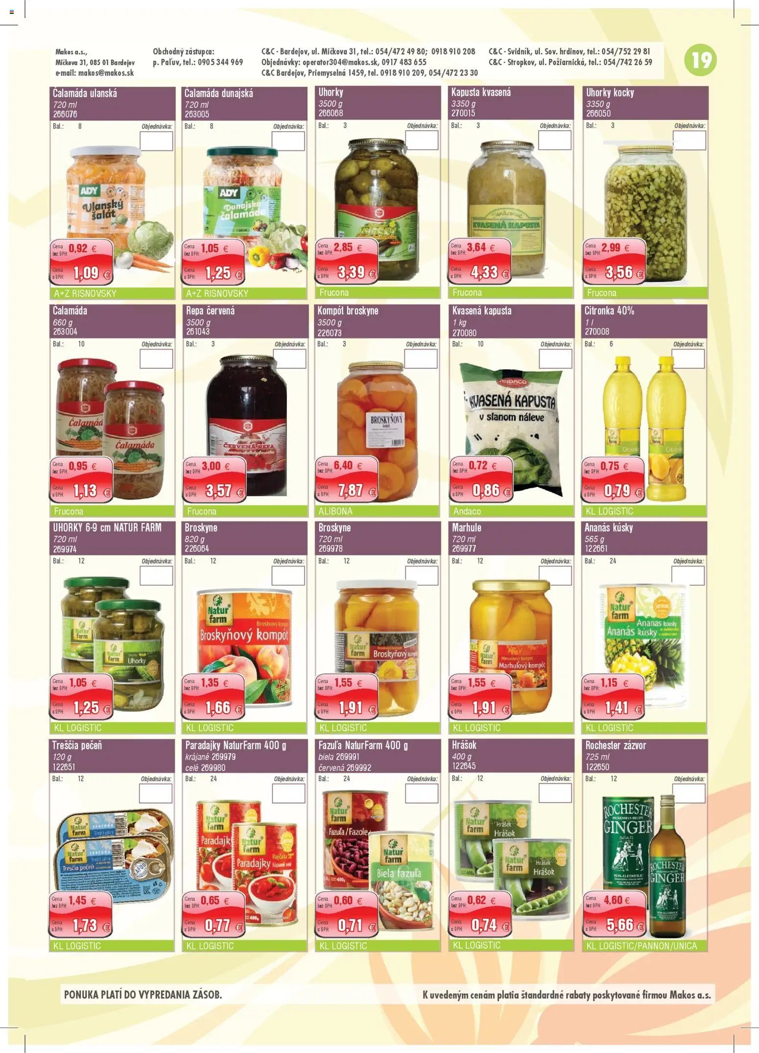 Makos veľkoobchod (2026-04-06 - 2026-05-03) | 19