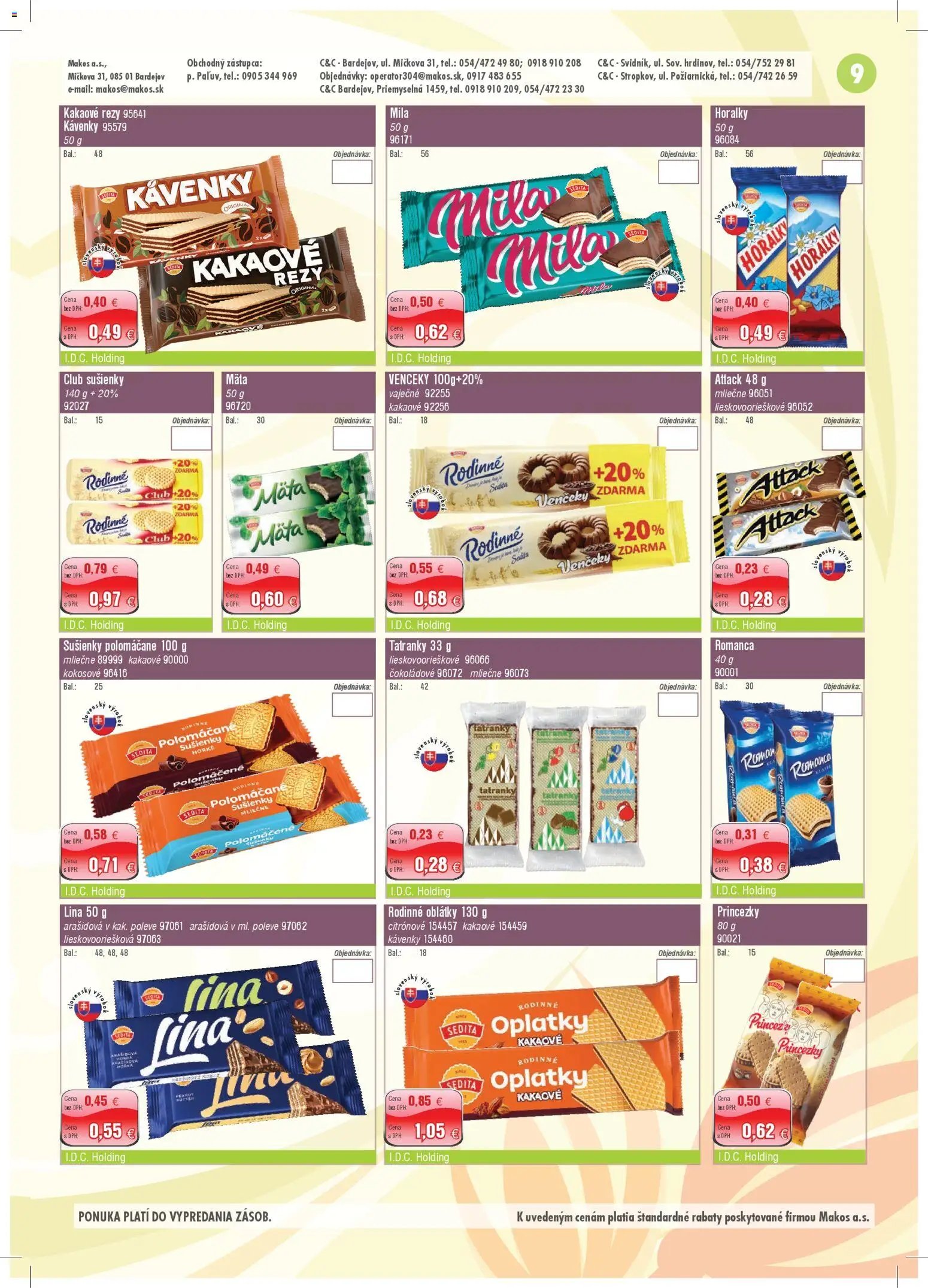 Makos veľkoobchod (2026-04-06 - 2026-05-03) | 9