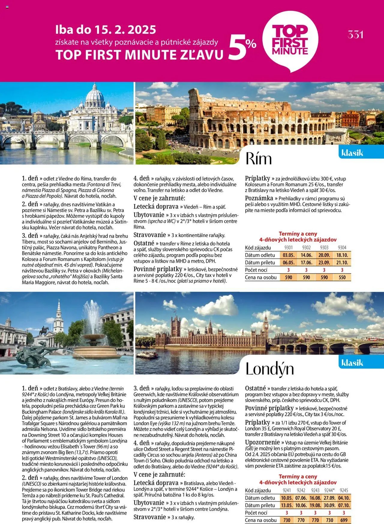 TIP travel leták (2024-11-22 - 2025-12-31) | 331