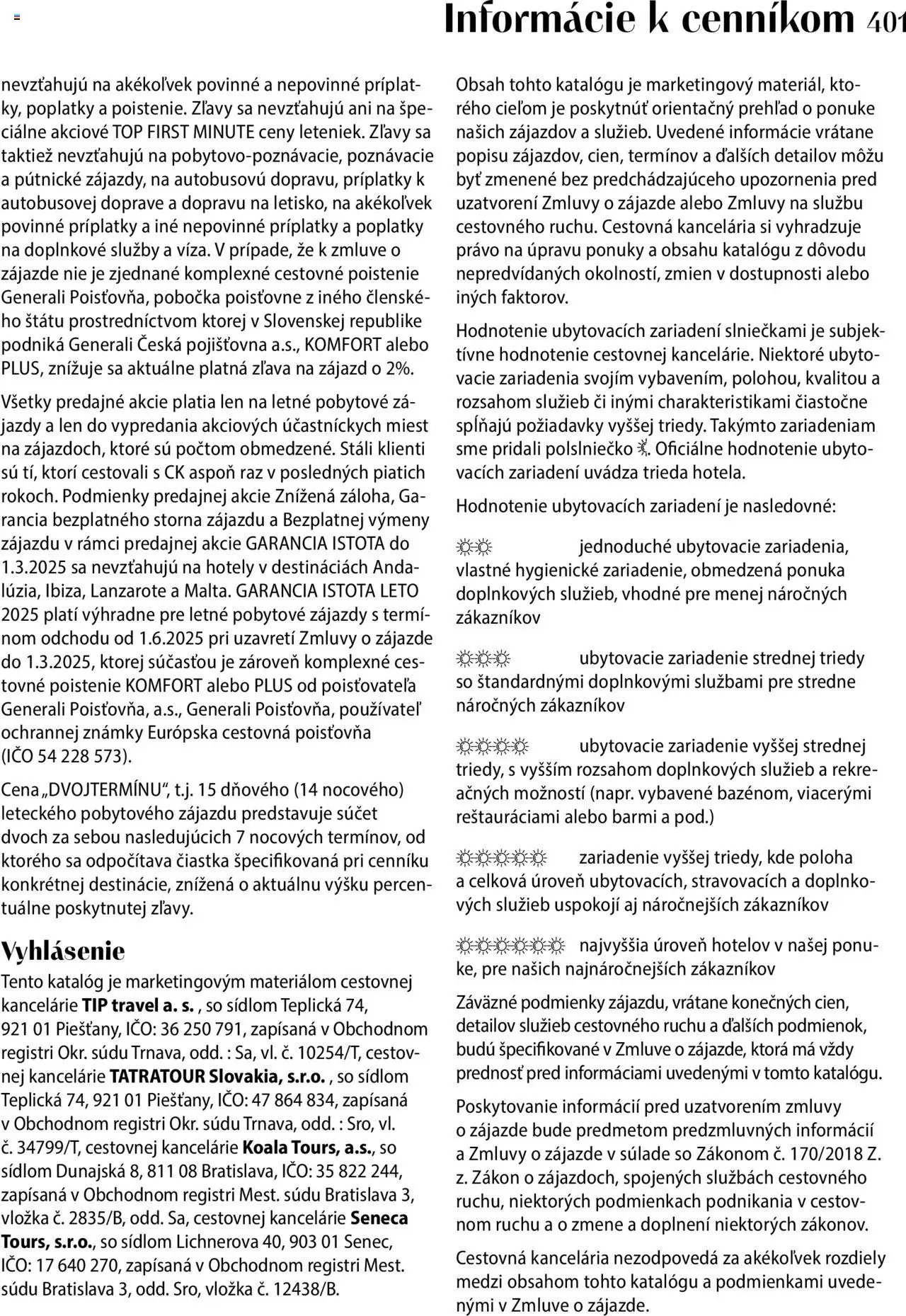 TIP travel leták (2024-11-22 - 2025-12-31) | 401