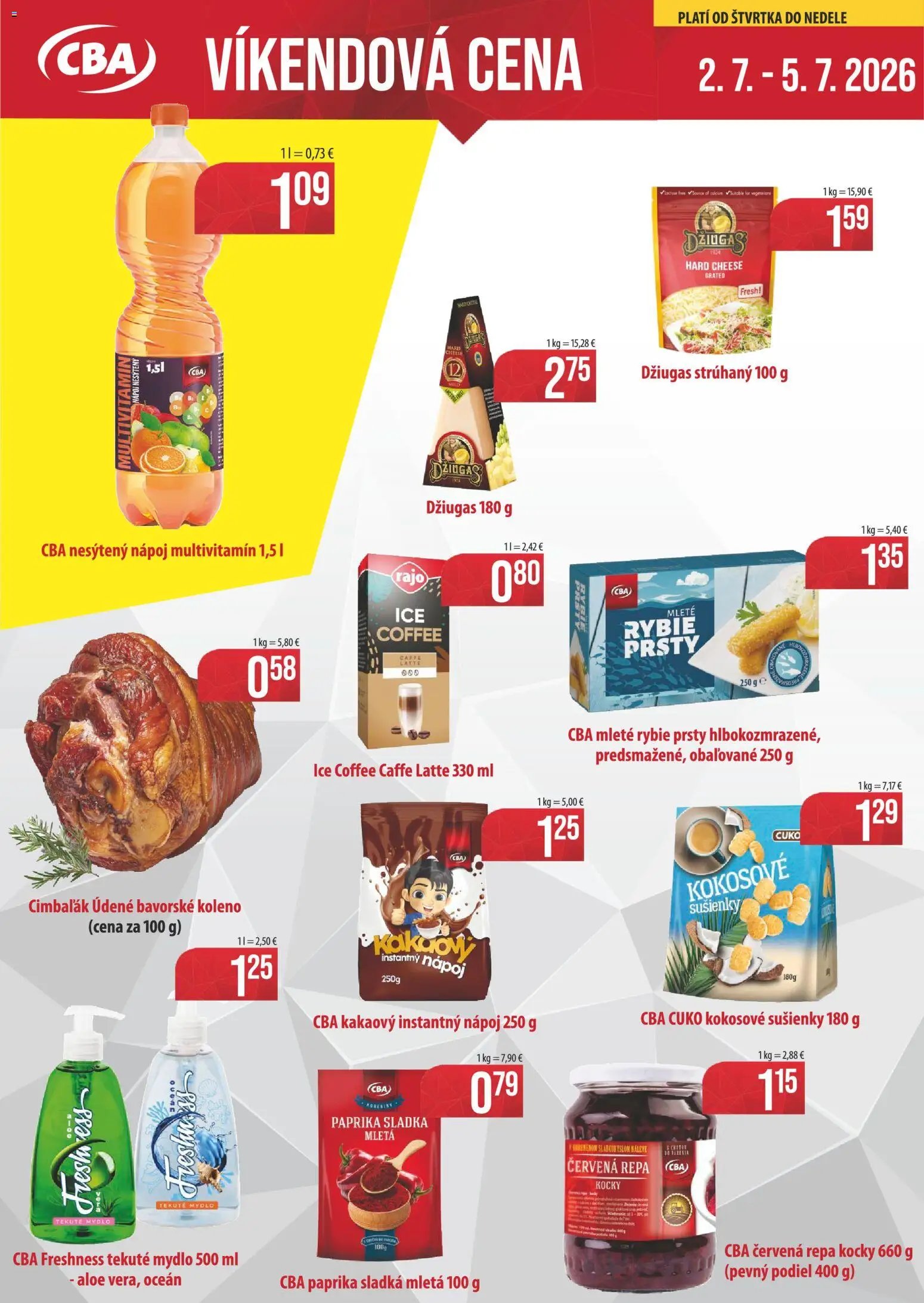 CBA Verex Víkendová cena