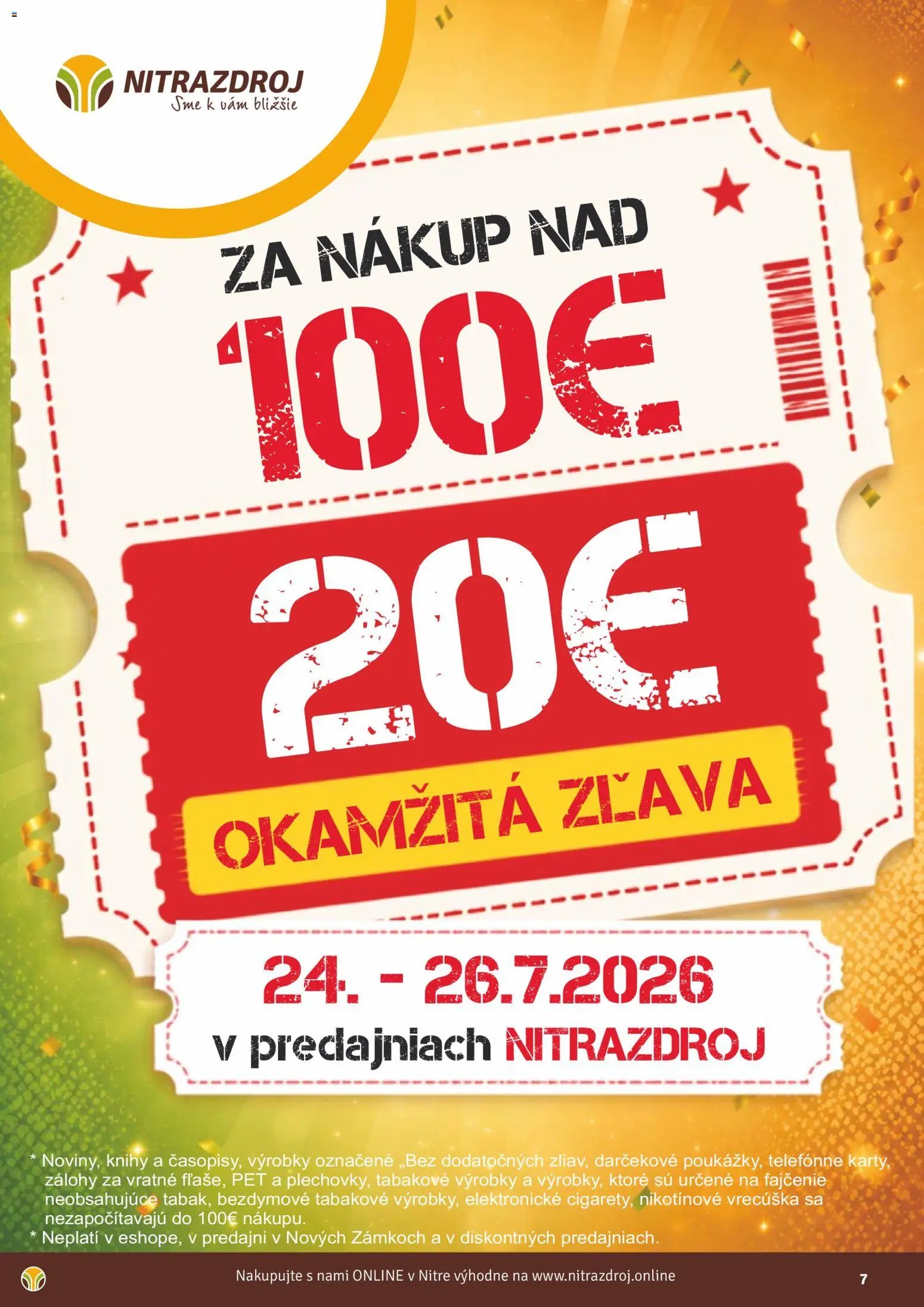 Nitrazdroj Výhodná ponuka od 17.7