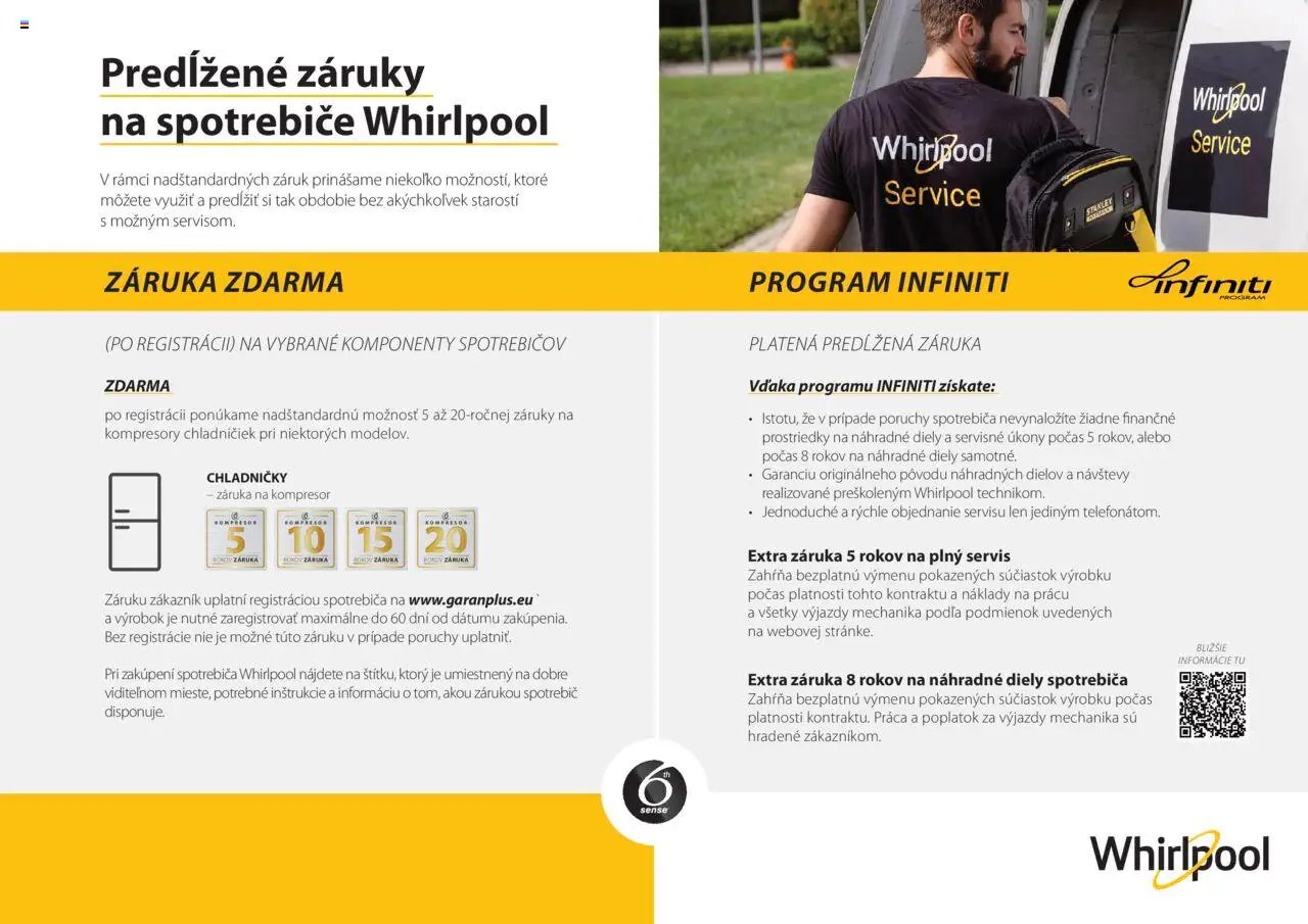 Whirlpool vstavané chladničky Whirlpool s extra šírkou (2025-01-01 - 2025-12-31) | 12