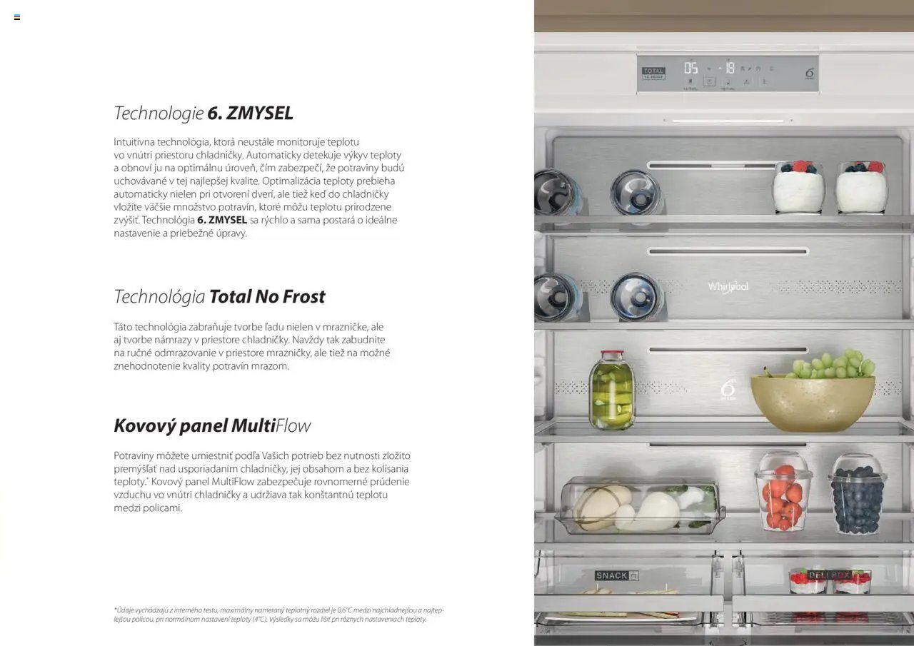 Whirlpool vstavané chladničky Whirlpool s extra šírkou (2025-01-01 - 2025-12-31) | 7