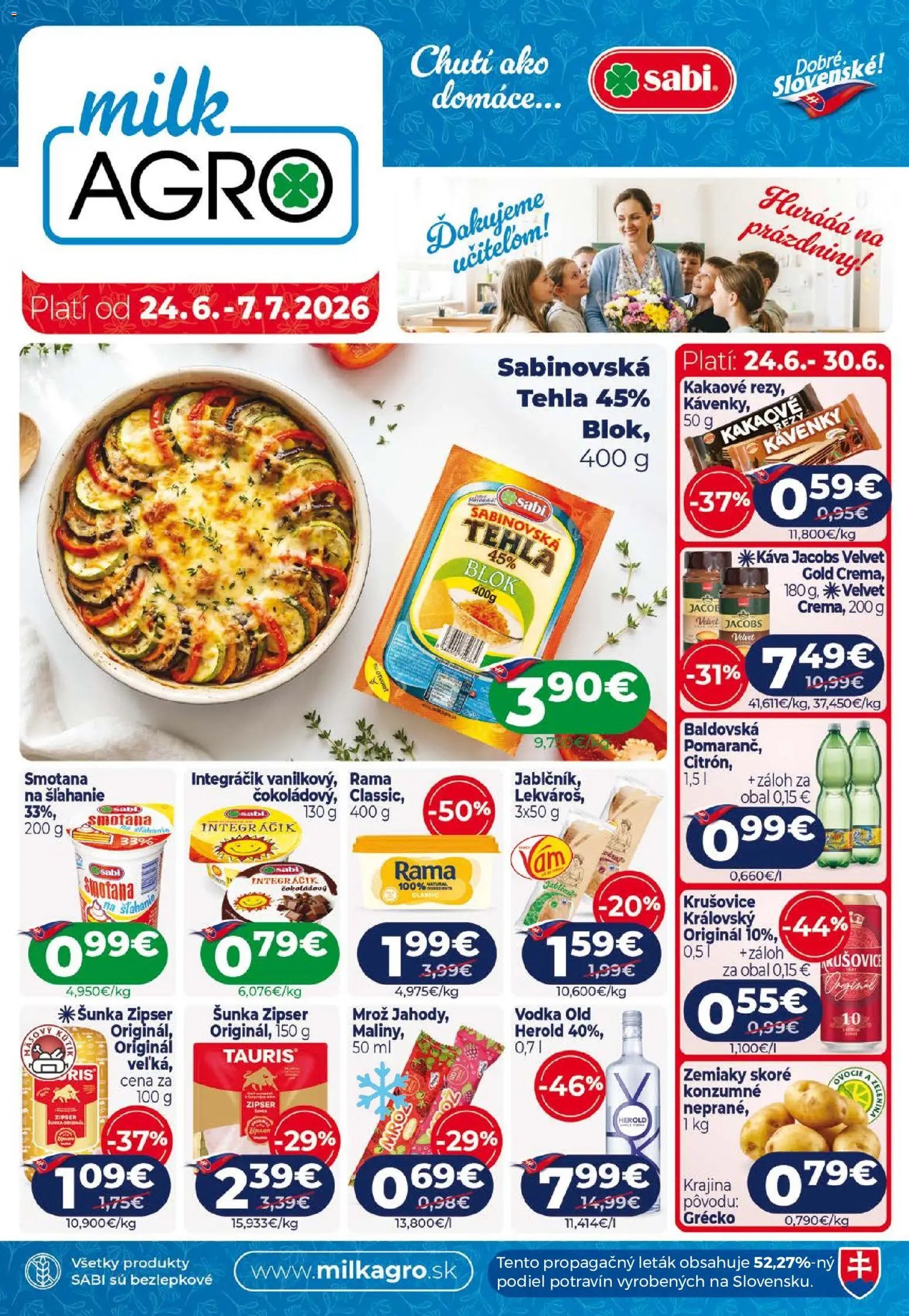 Milk Agro leták