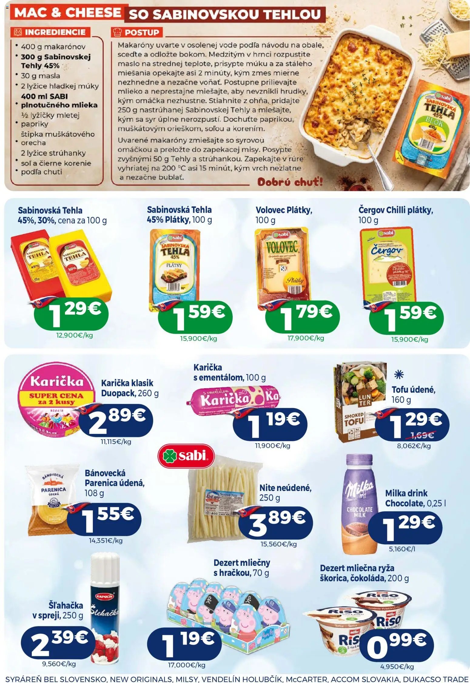 Milk Agro leták