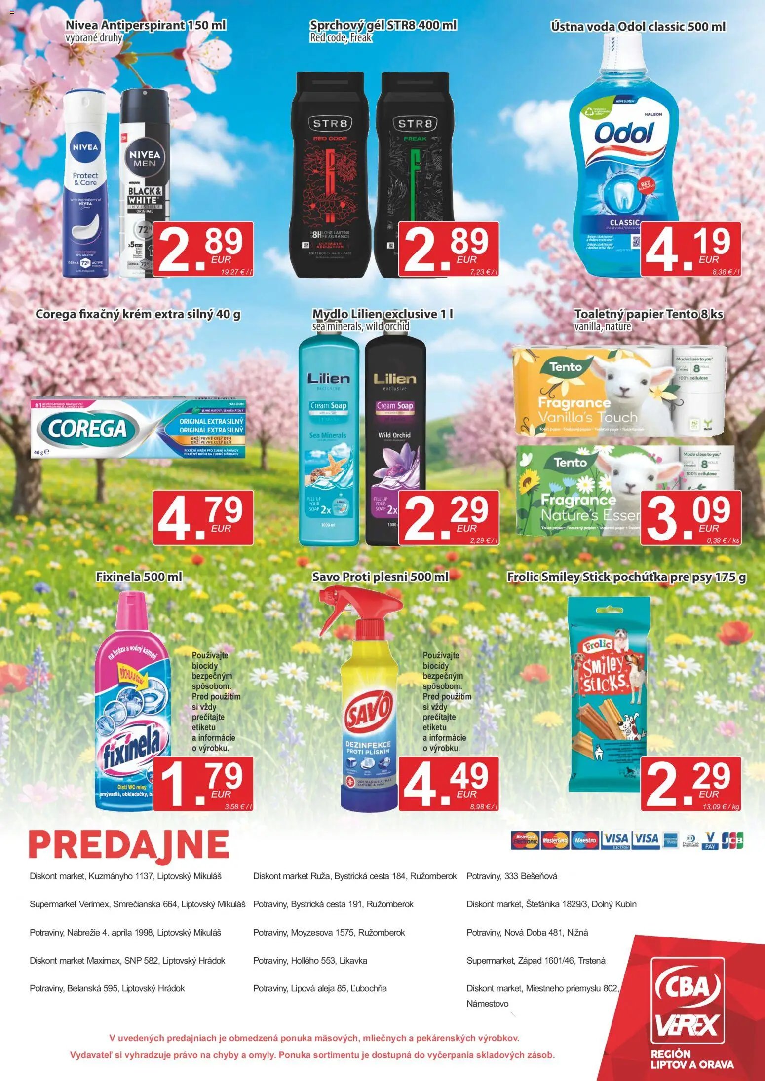 CBA Verex leták