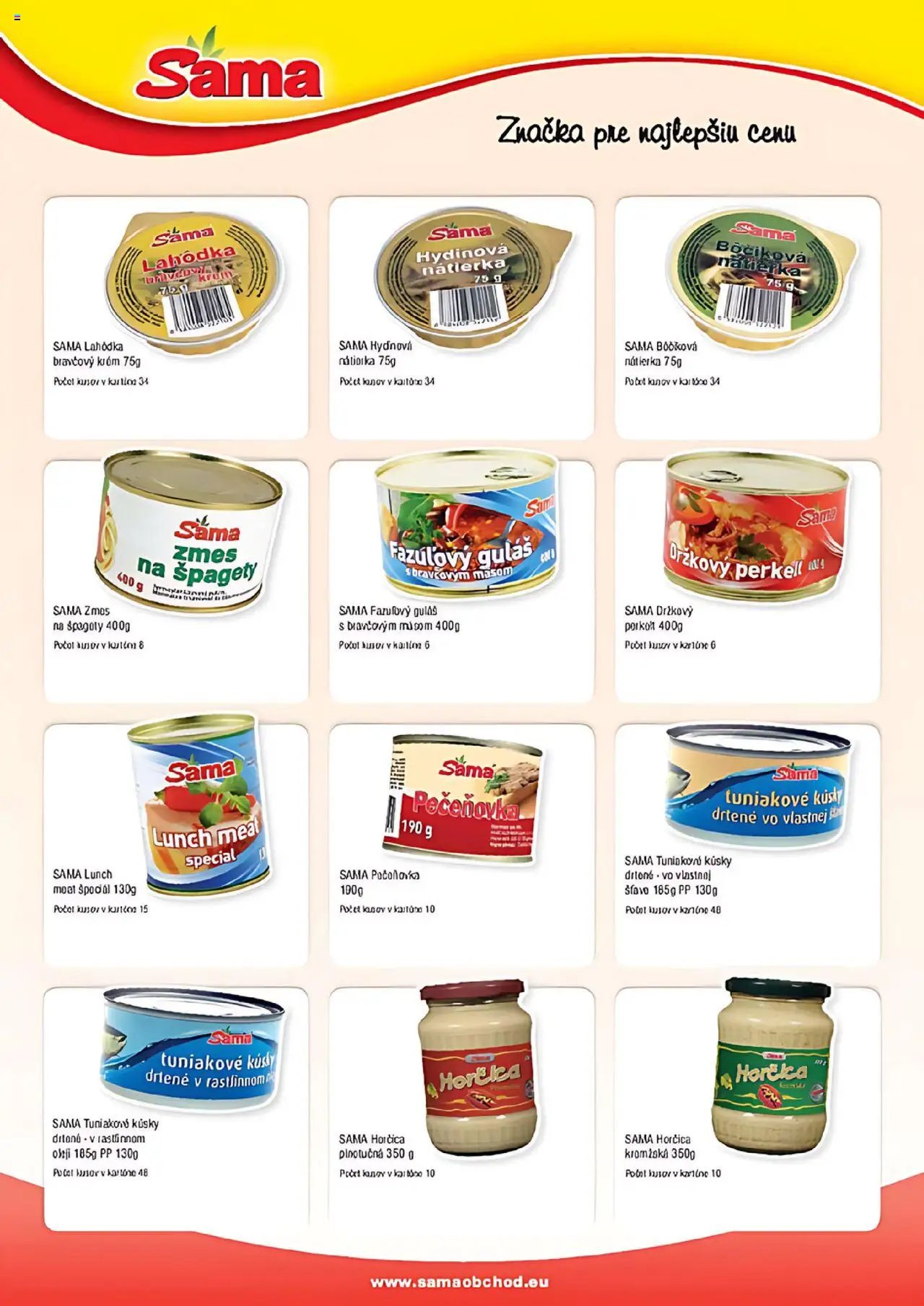 Sama katalóg výrobkov (2024-05-20 - 2025-12-31) | 4