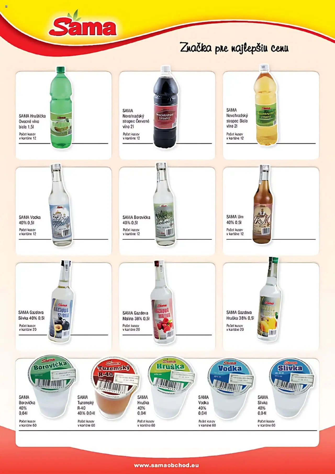 Sama katalóg výrobkov (2024-05-20 - 2025-12-31) | 10