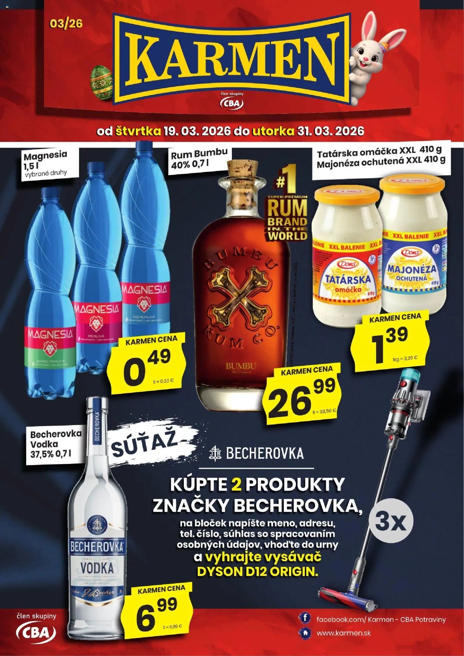 KARMEN CBA leták (2026-03-19 - 2026-03-31) | 1
