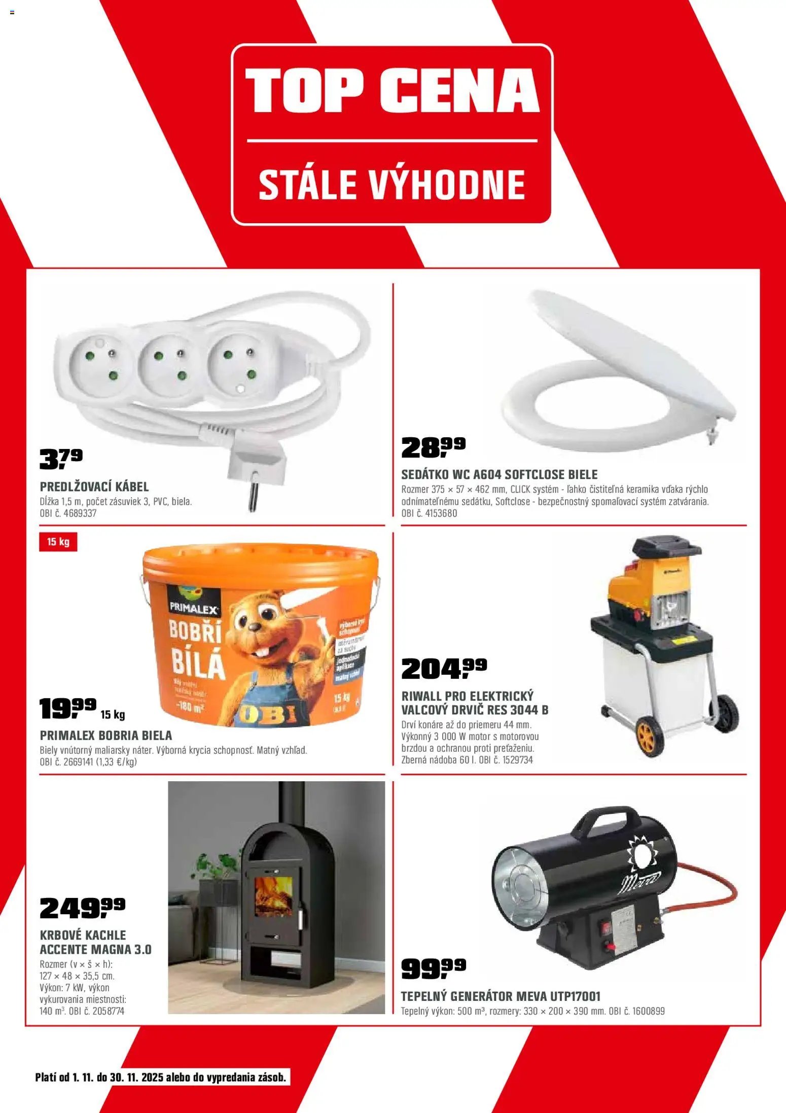 OBI leták (2025-11-01 - 2025-11-30) | 20