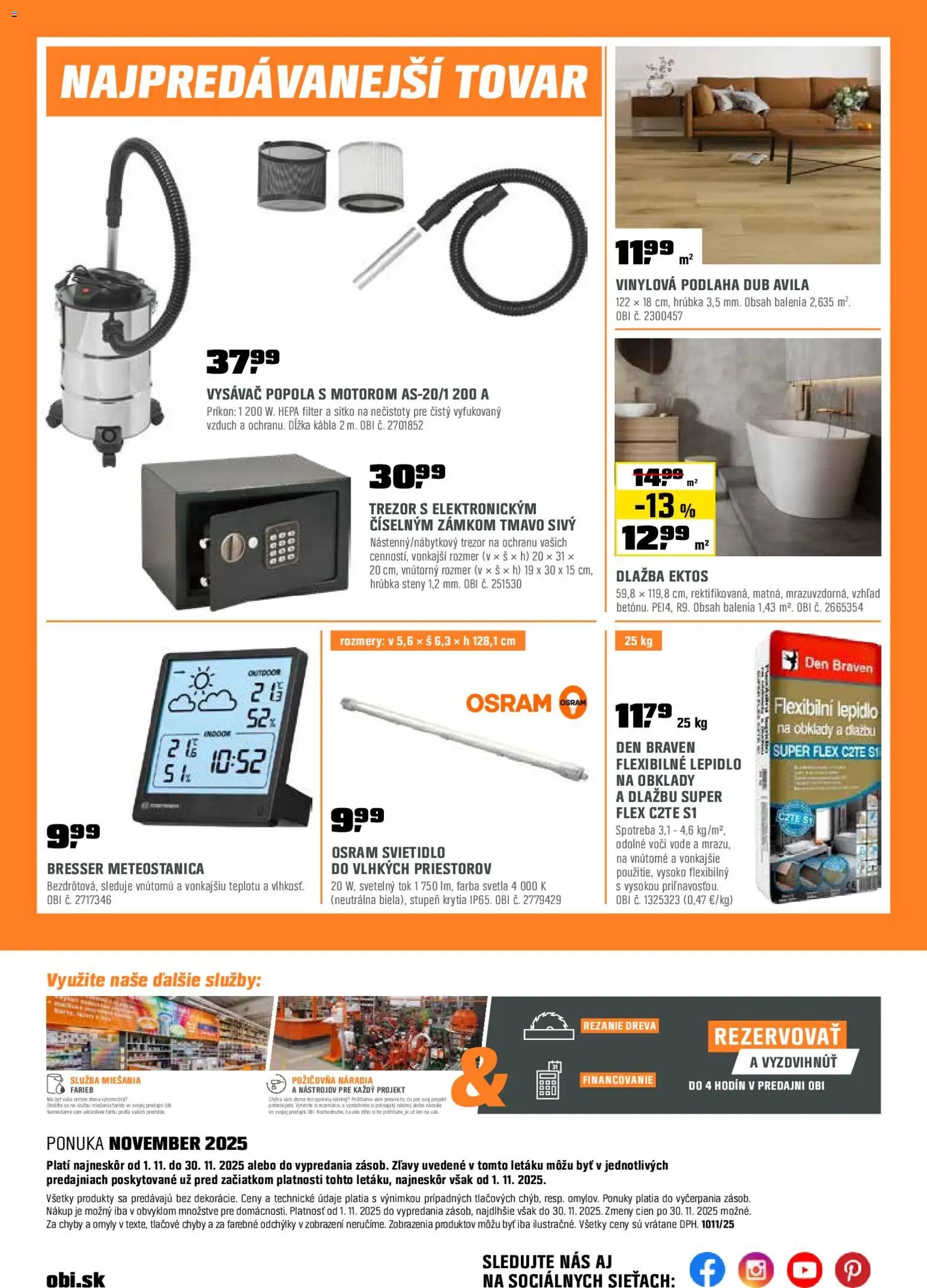 OBI leták (2025-11-01 - 2025-11-30) | 21