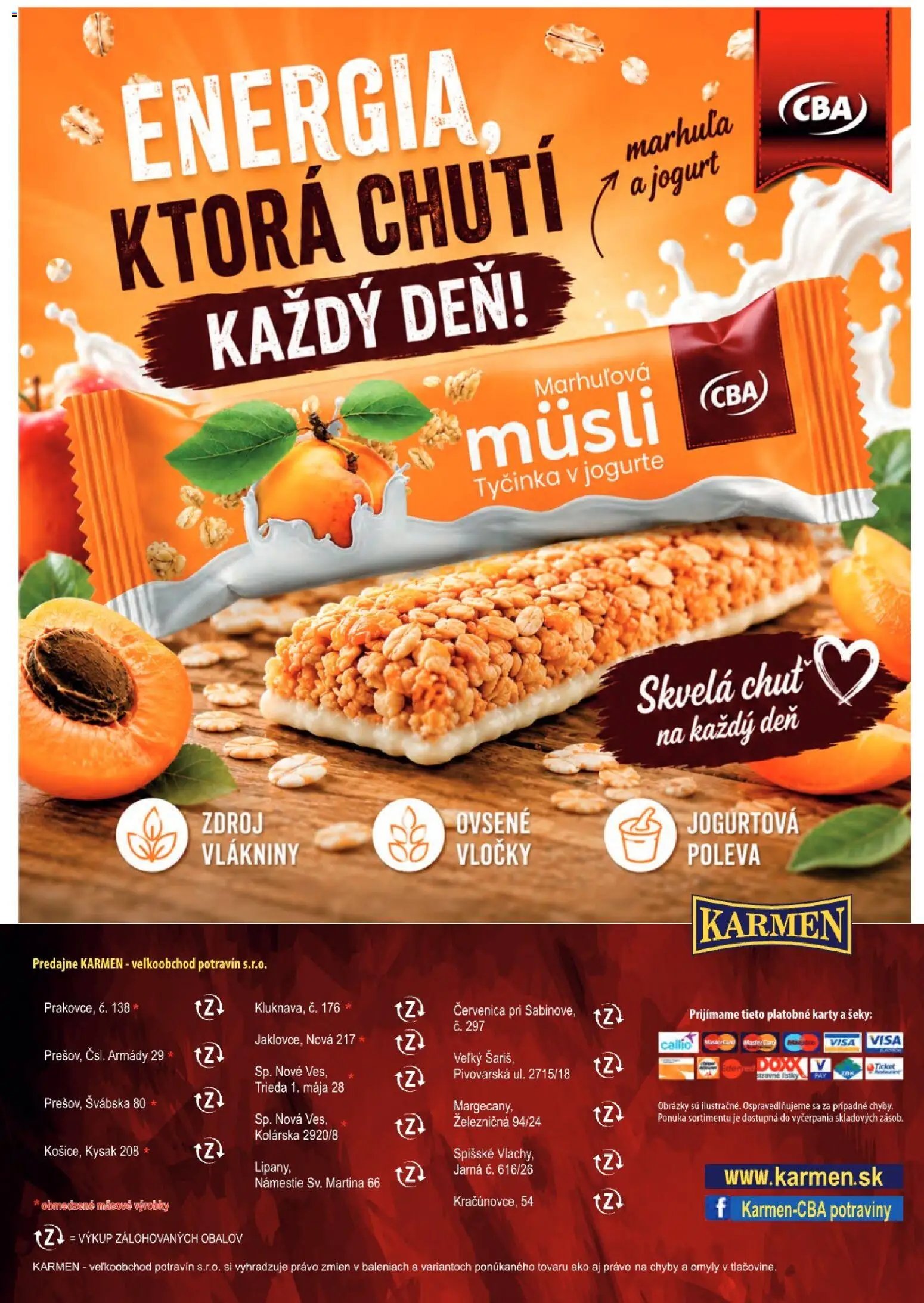 KARMEN CBA leták