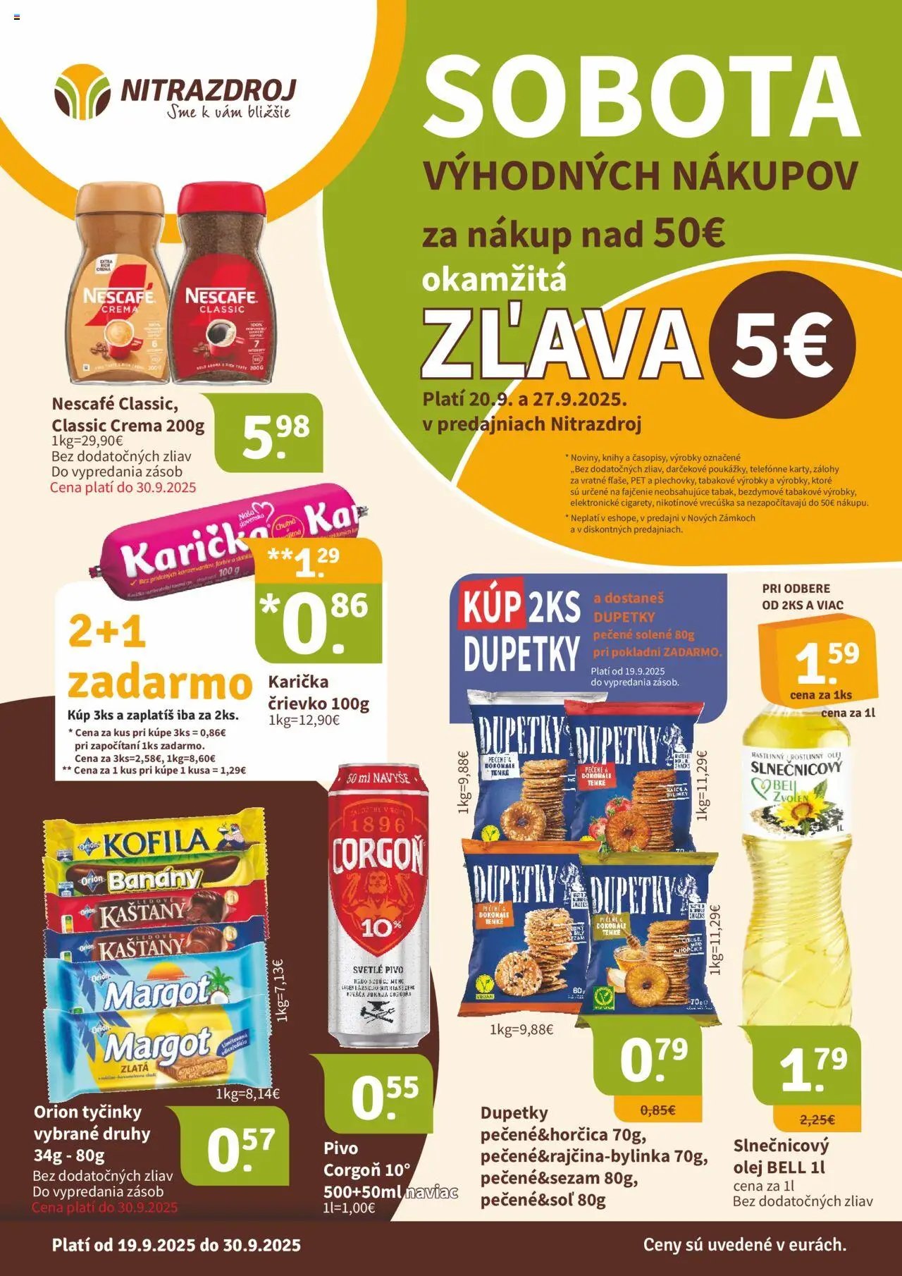 Nitrazdroj Leták (2025-09-20 - 2025-09-30) | 1
