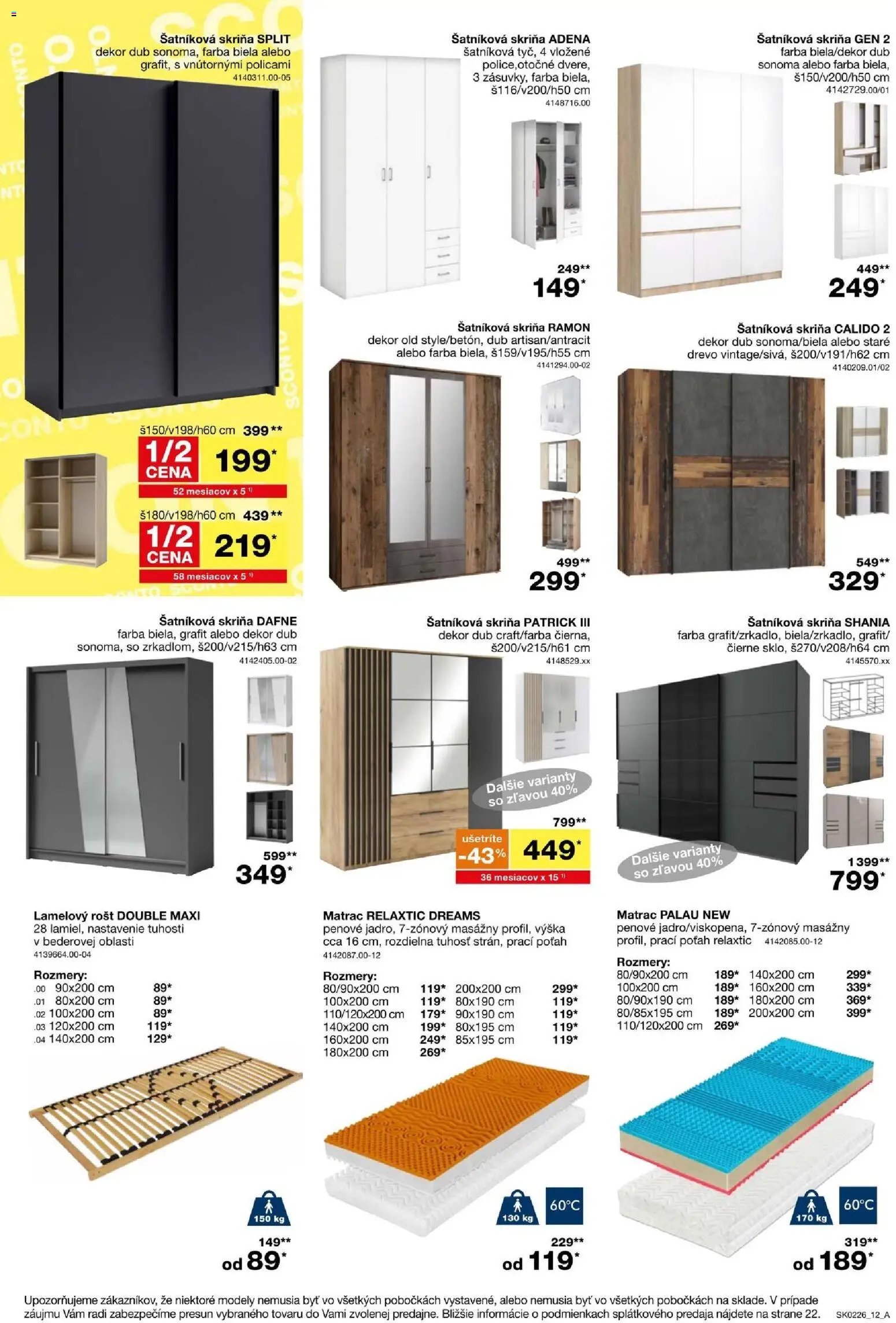 Sconto nábytok leták (2026-01-21 - 2026-02-01) | 12