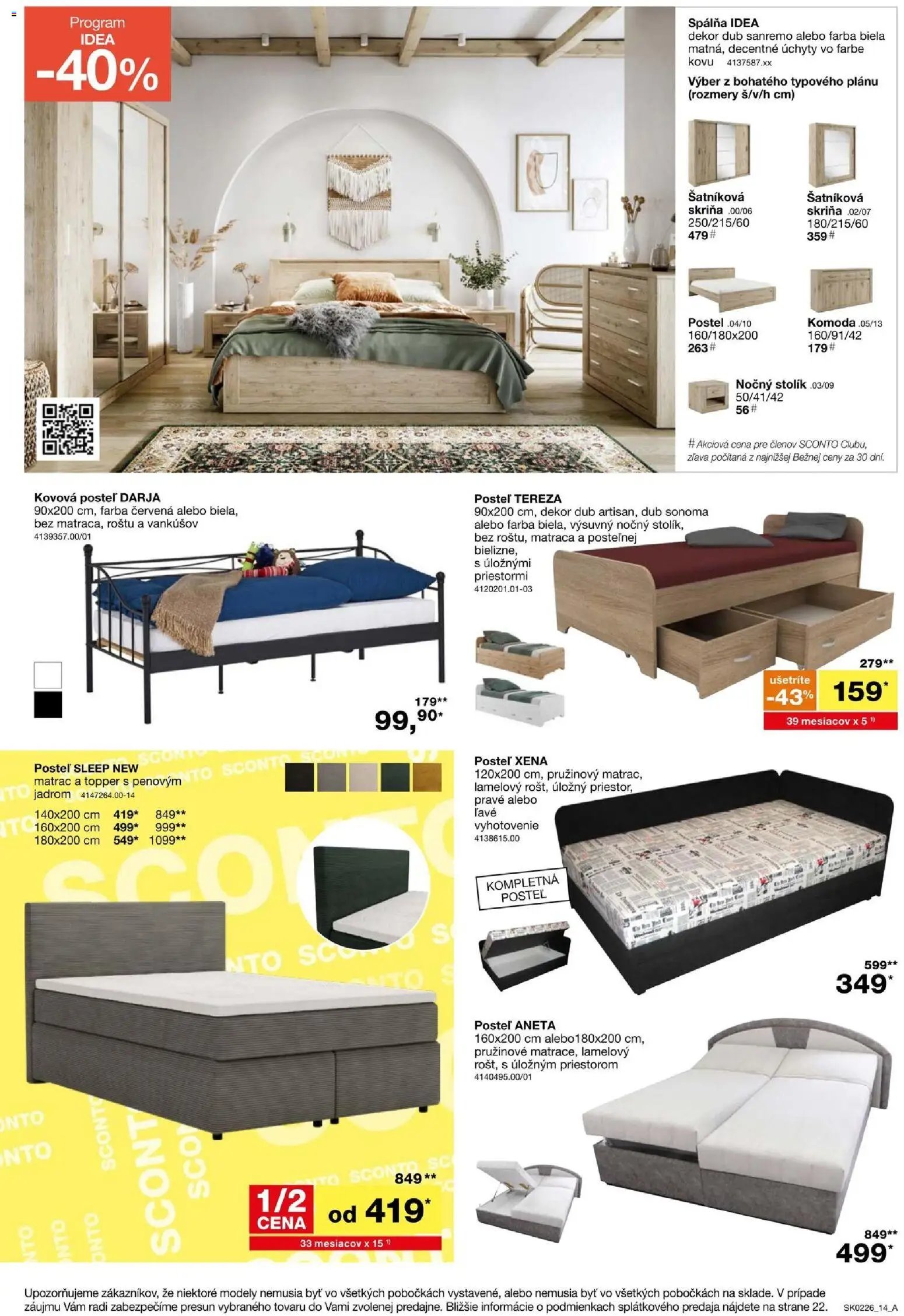 Sconto nábytok leták (2026-01-21 - 2026-02-01) | 14