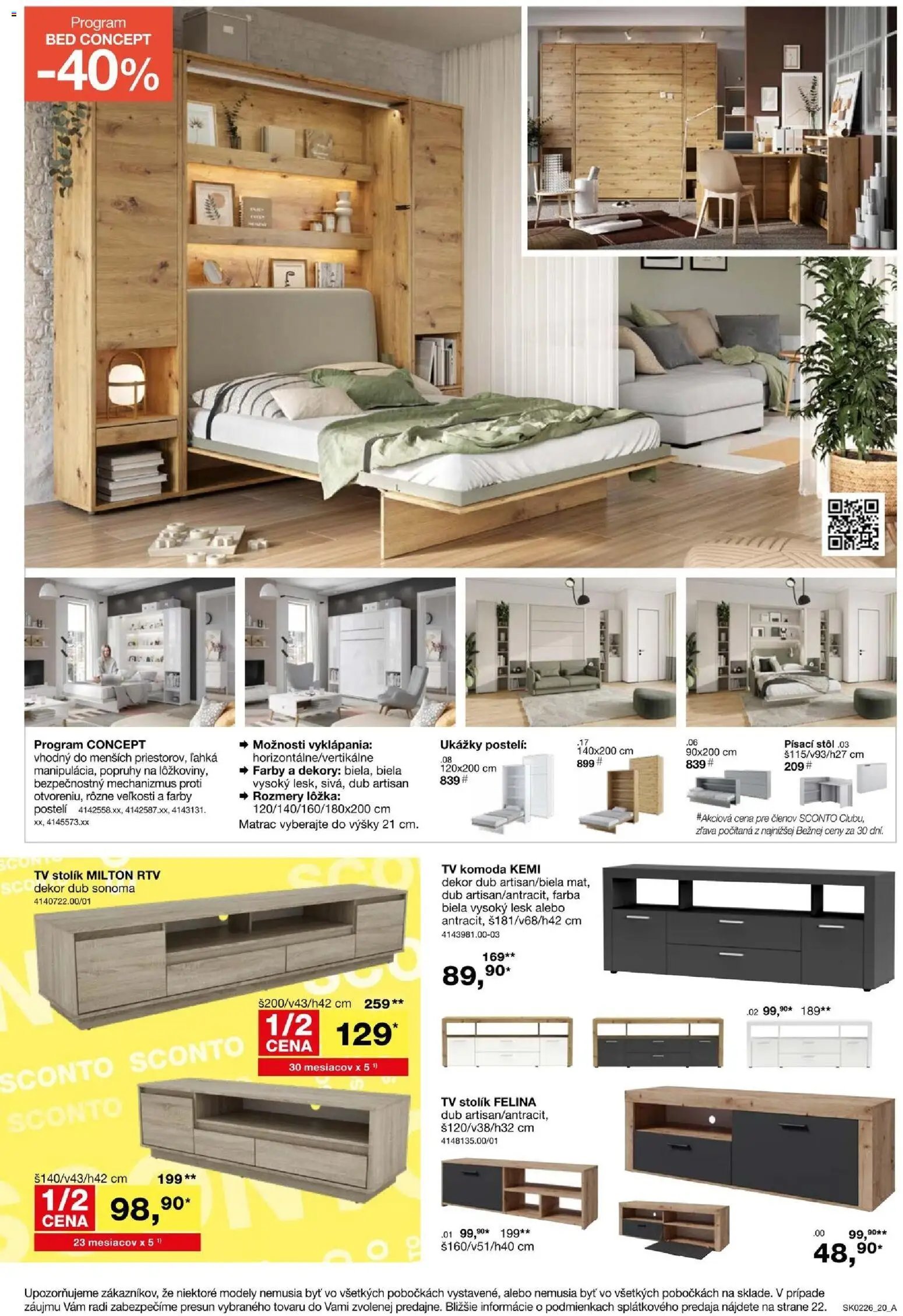 Sconto nábytok leták (2026-01-21 - 2026-02-01) | 20