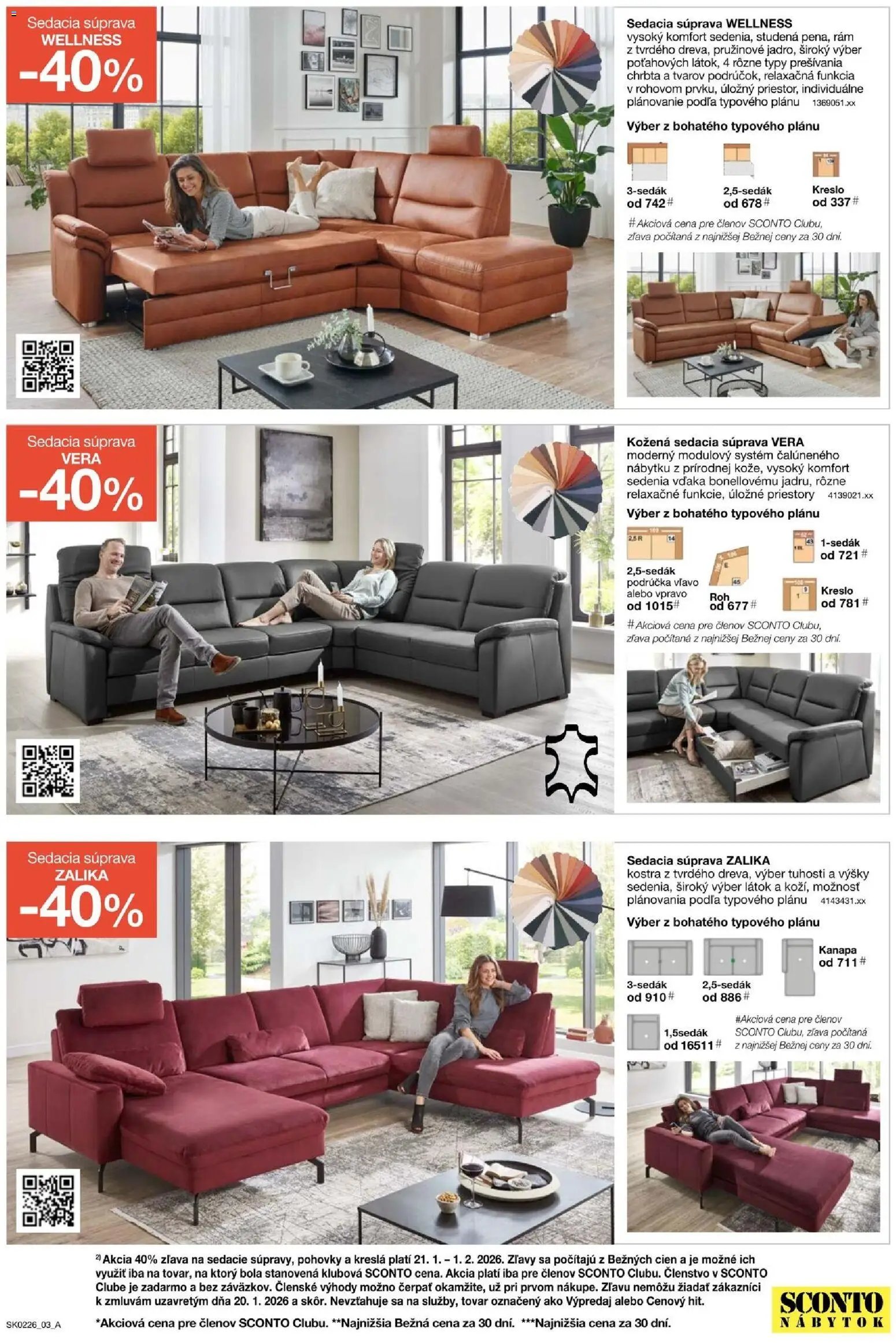Sconto nábytok leták (2026-01-21 - 2026-02-01) | 3