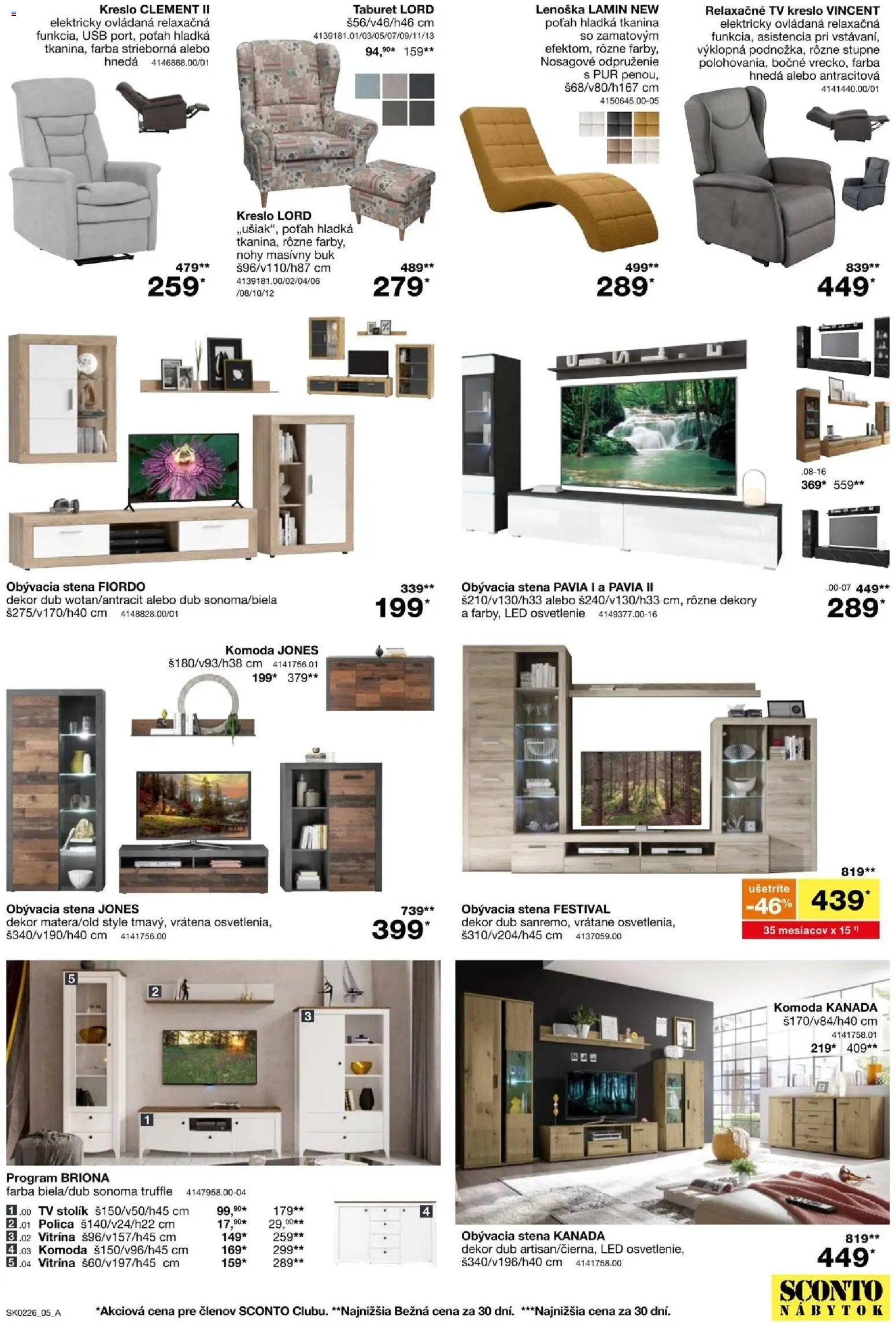 Sconto nábytok leták (2026-01-21 - 2026-02-01) | 5