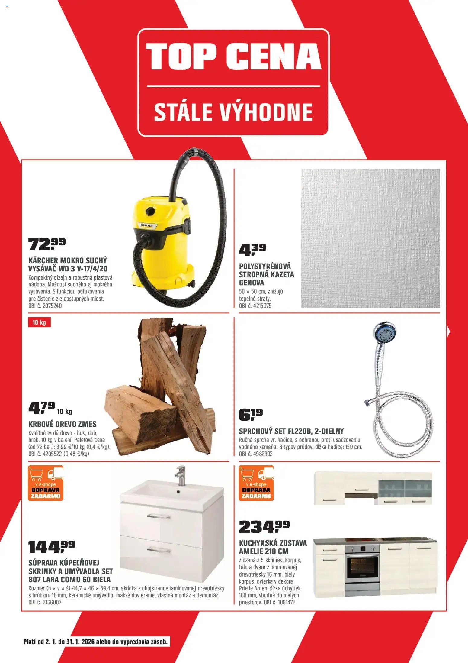 OBI leták (2026-01-02 - 2026-01-31) | 16