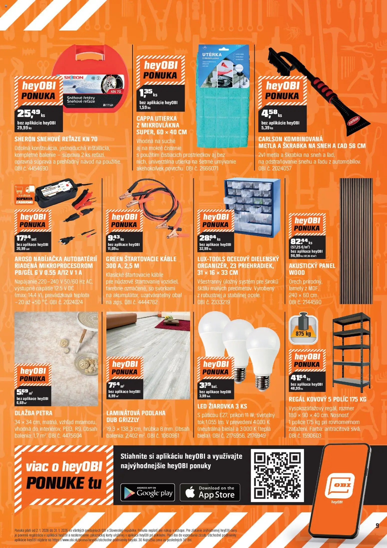 OBI leták (2026-01-02 - 2026-01-31) | 9