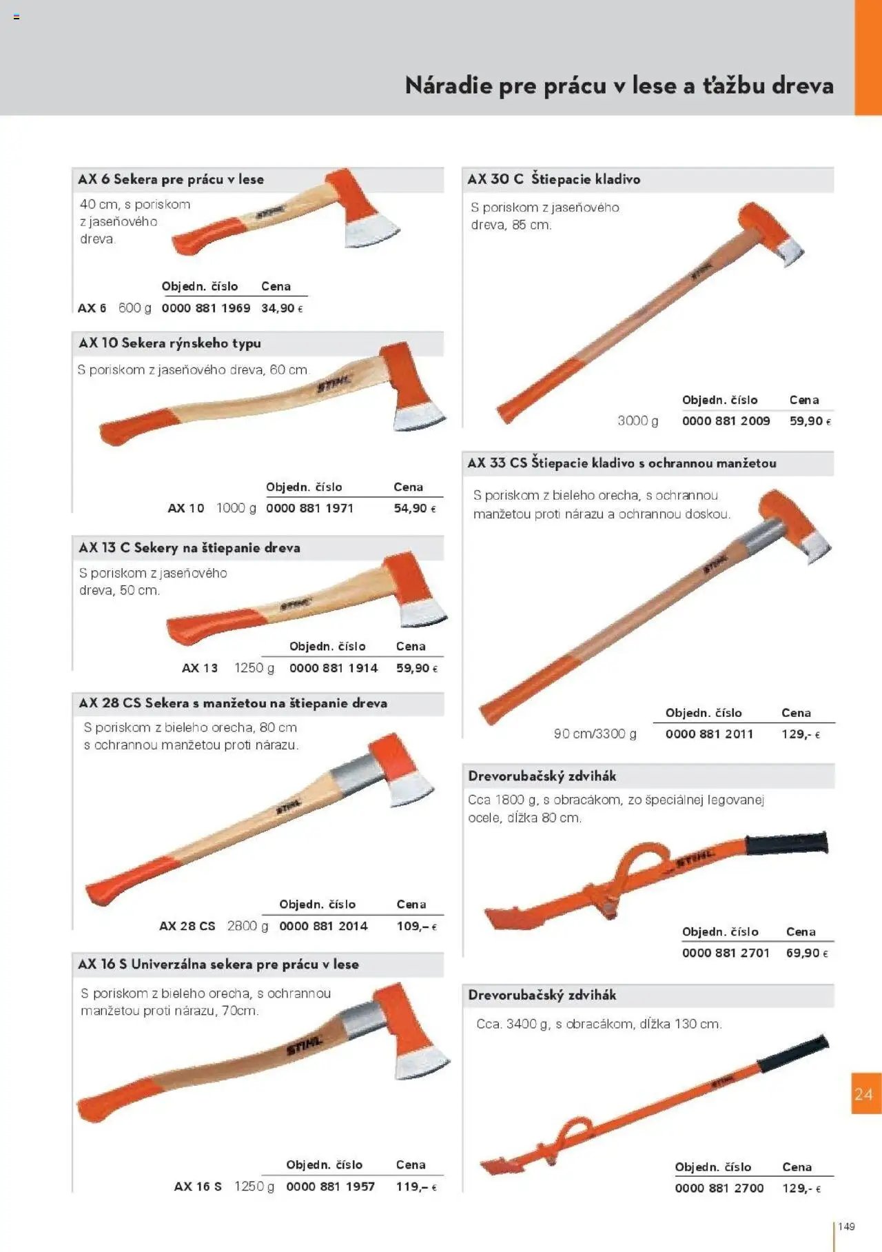 STIHL katalóg (2025-09-29 - 2025-12-31) | 149