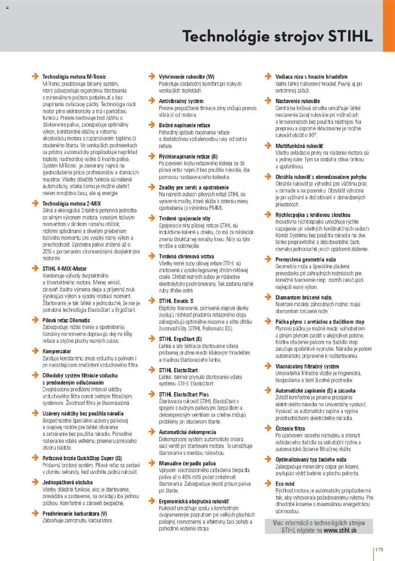 STIHL katalóg (2025-09-29 - 2025-12-31) | 175
