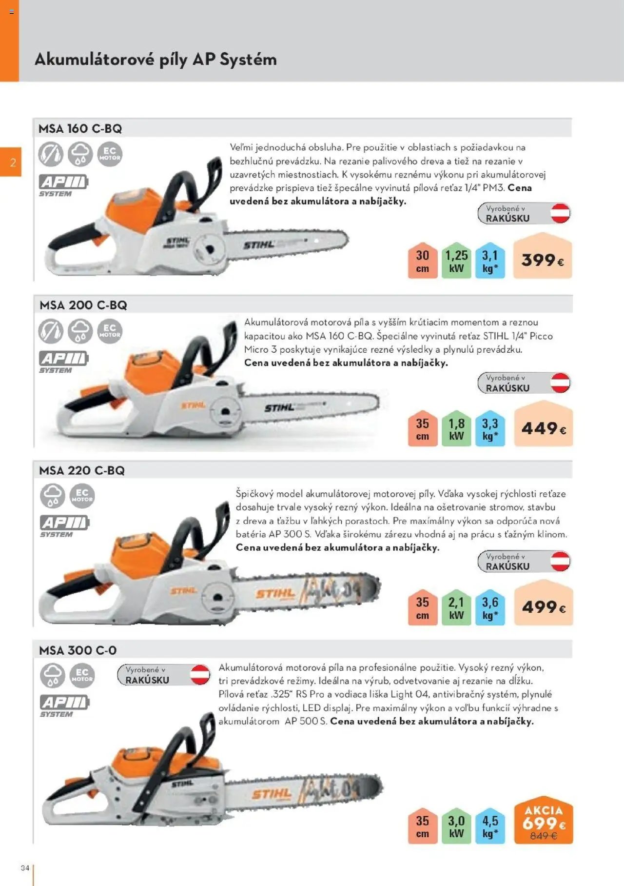 STIHL katalóg (2025-09-29 - 2025-12-31) | 34