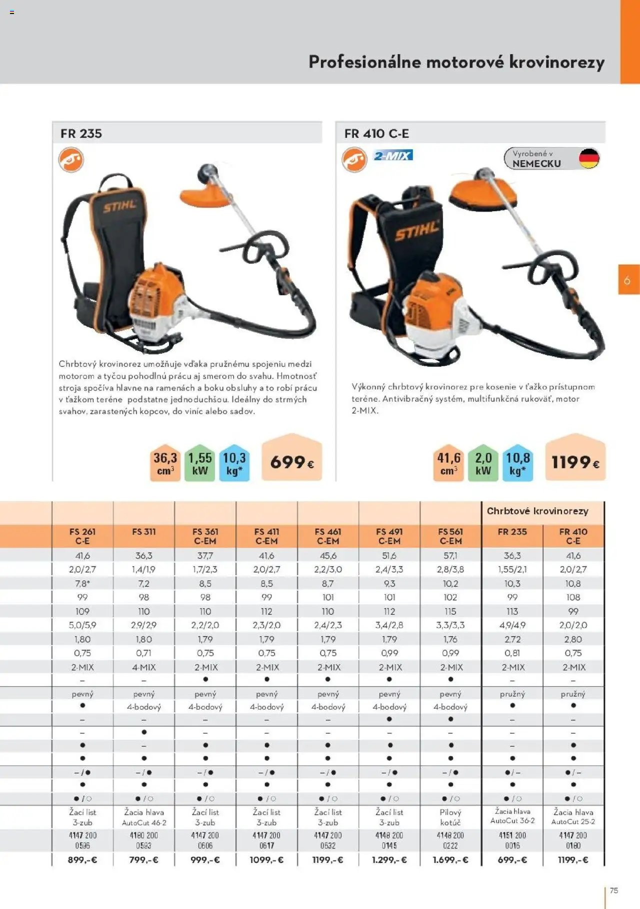 STIHL katalóg (2025-09-29 - 2025-12-31) | 75