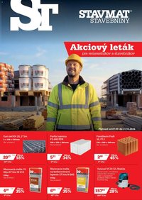STAVMAT STAVEBNINY leták