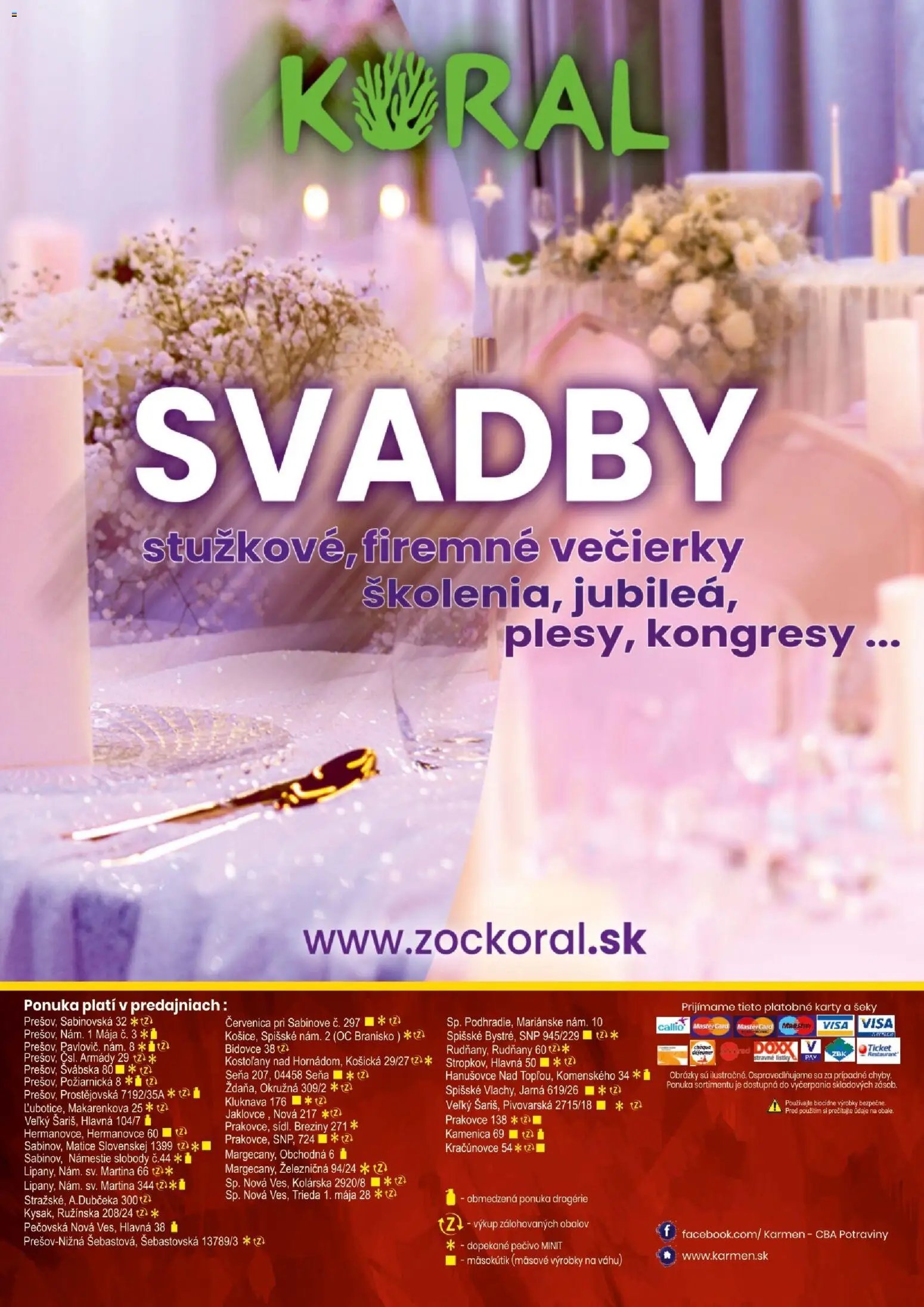 KARMEN CBA leták